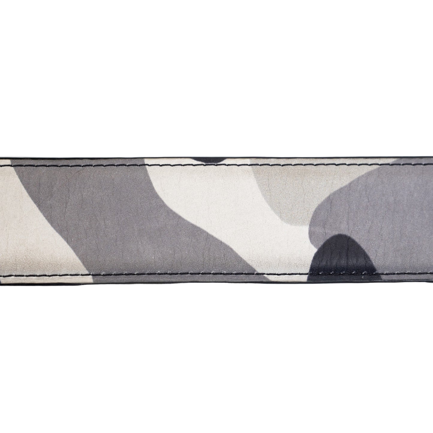 Snow Camouflage Leather Strap