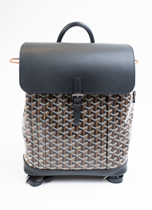 Black Goyard Cisalpin Backpack