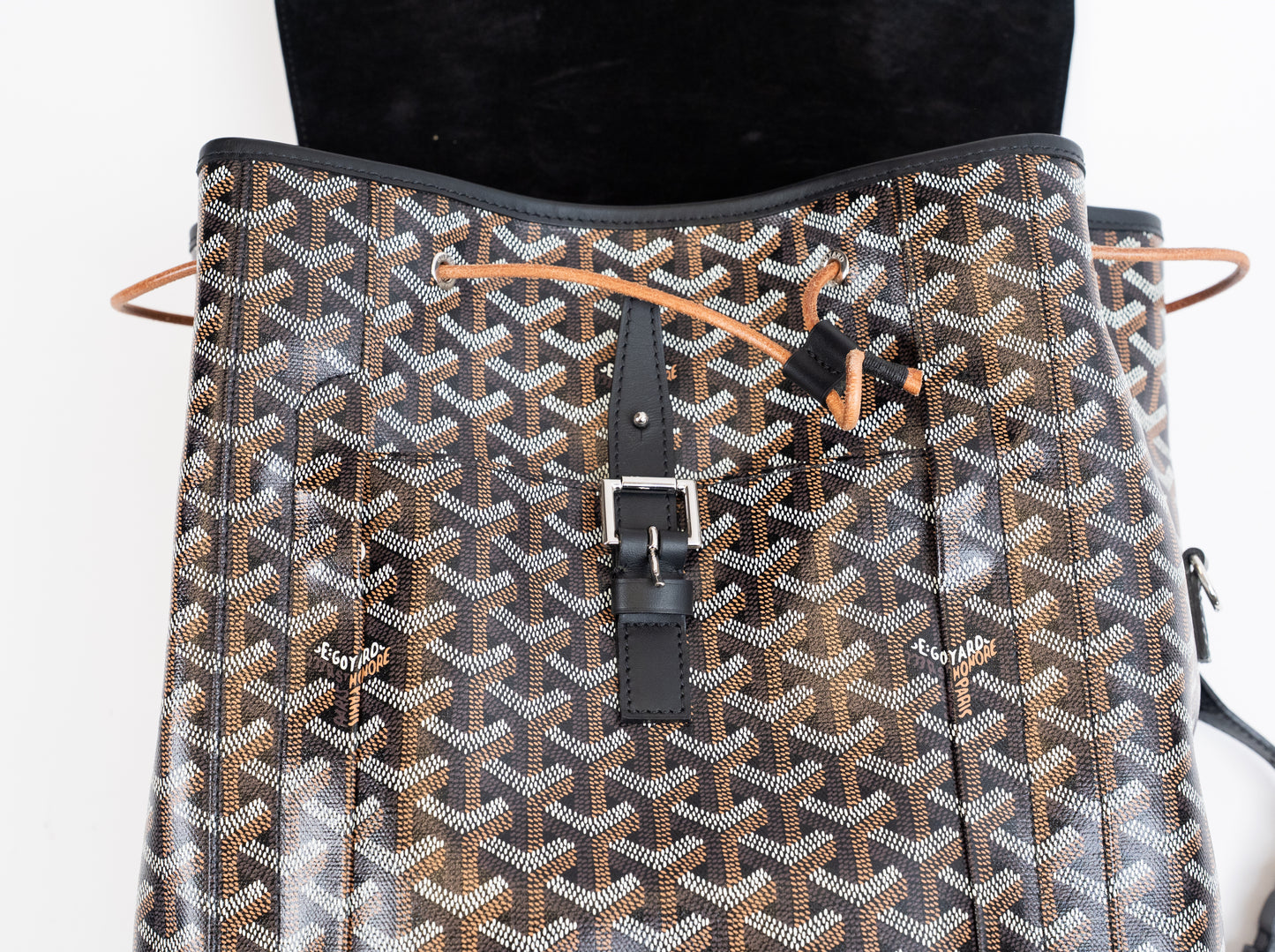 Black Goyard Cisalpin Backpack