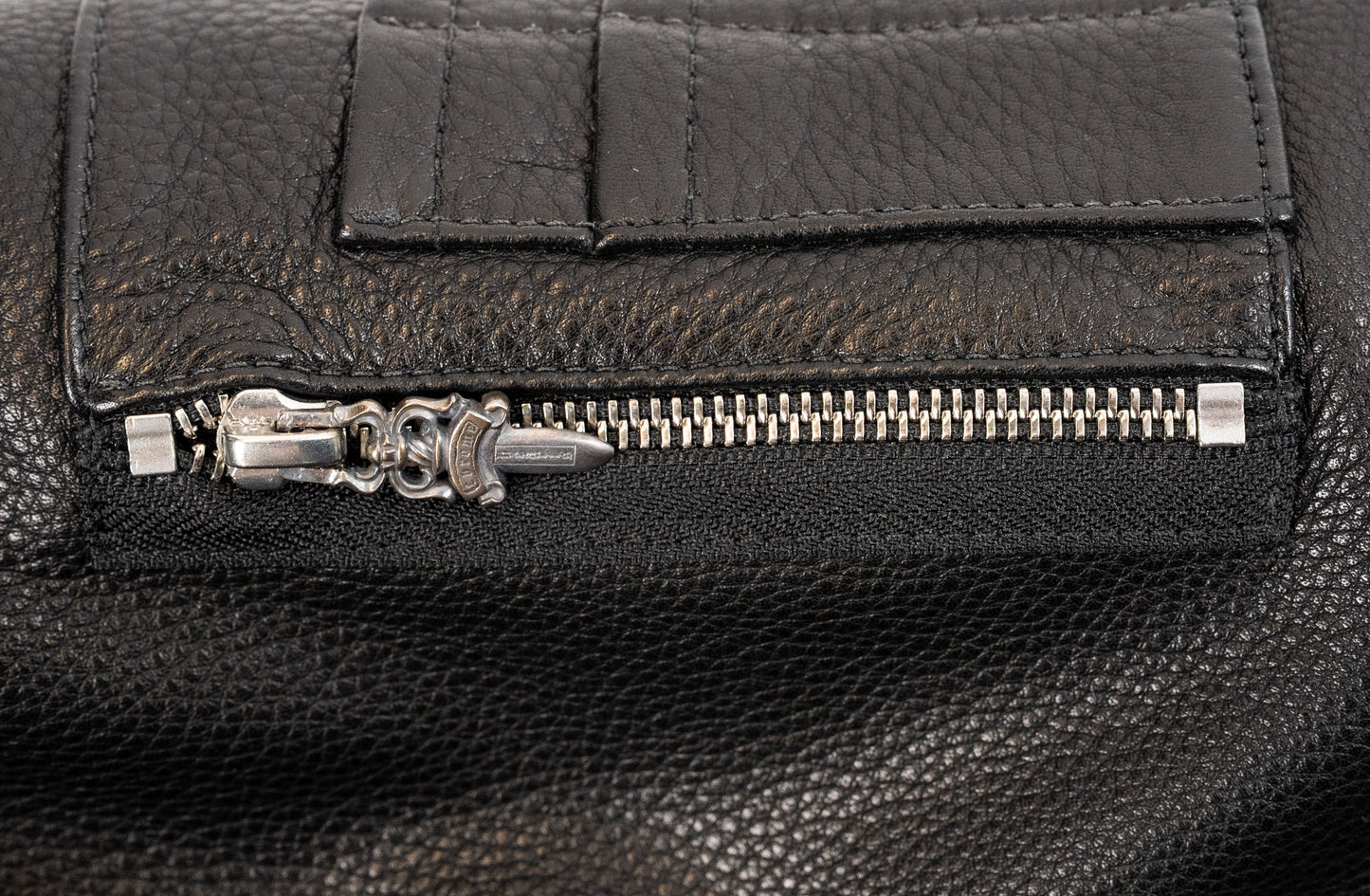 Black Silver Dagger Leather Jacket