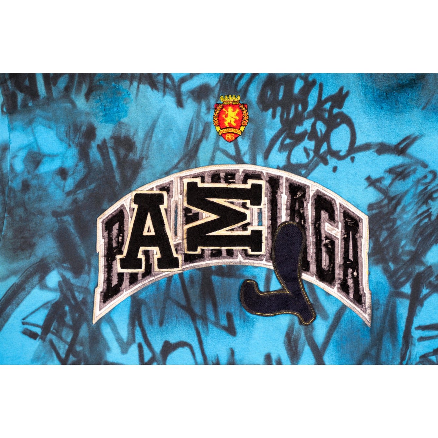 Skater Graffiti T-Shirt 'Blue'