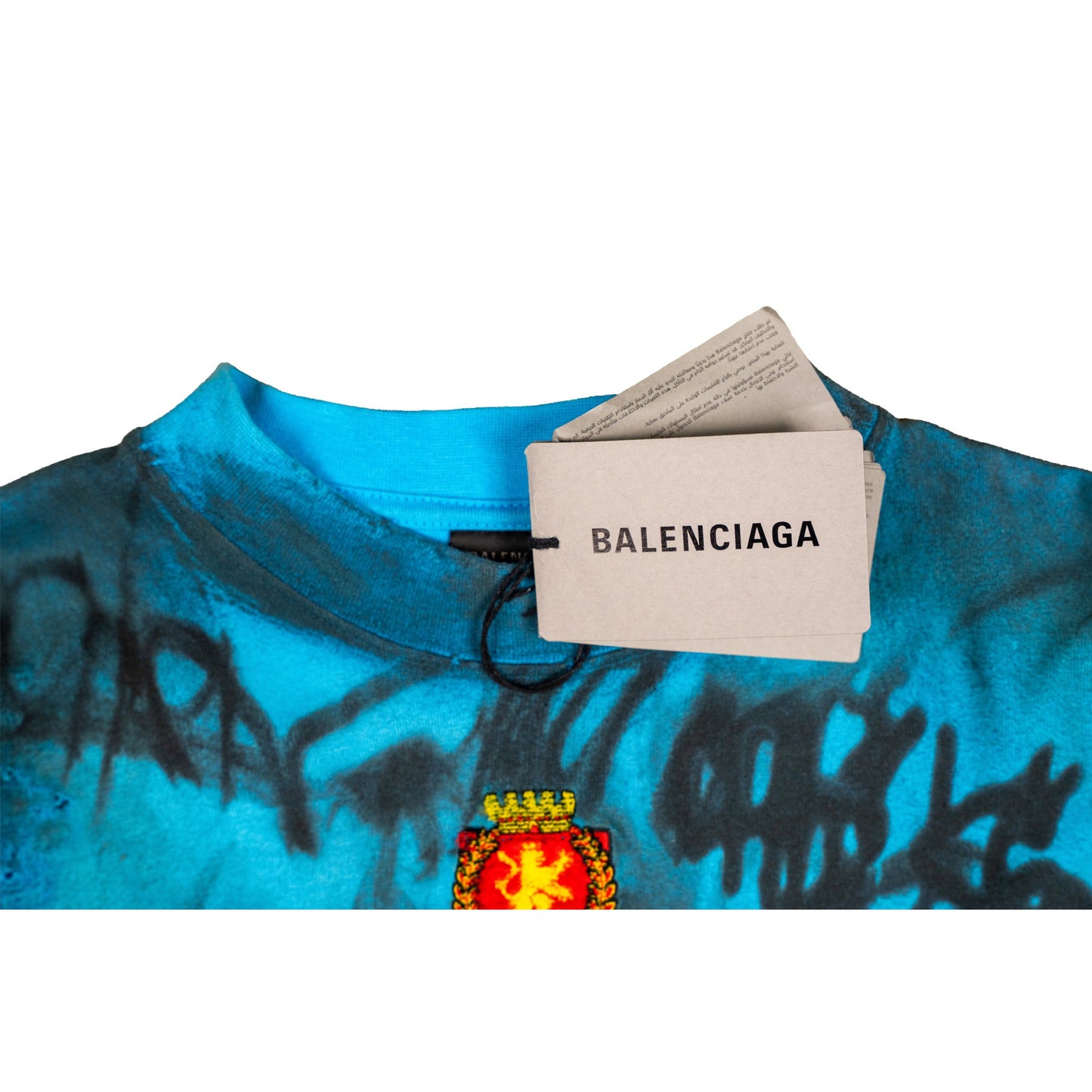 Skater Graffiti T-Shirt 'Blue'