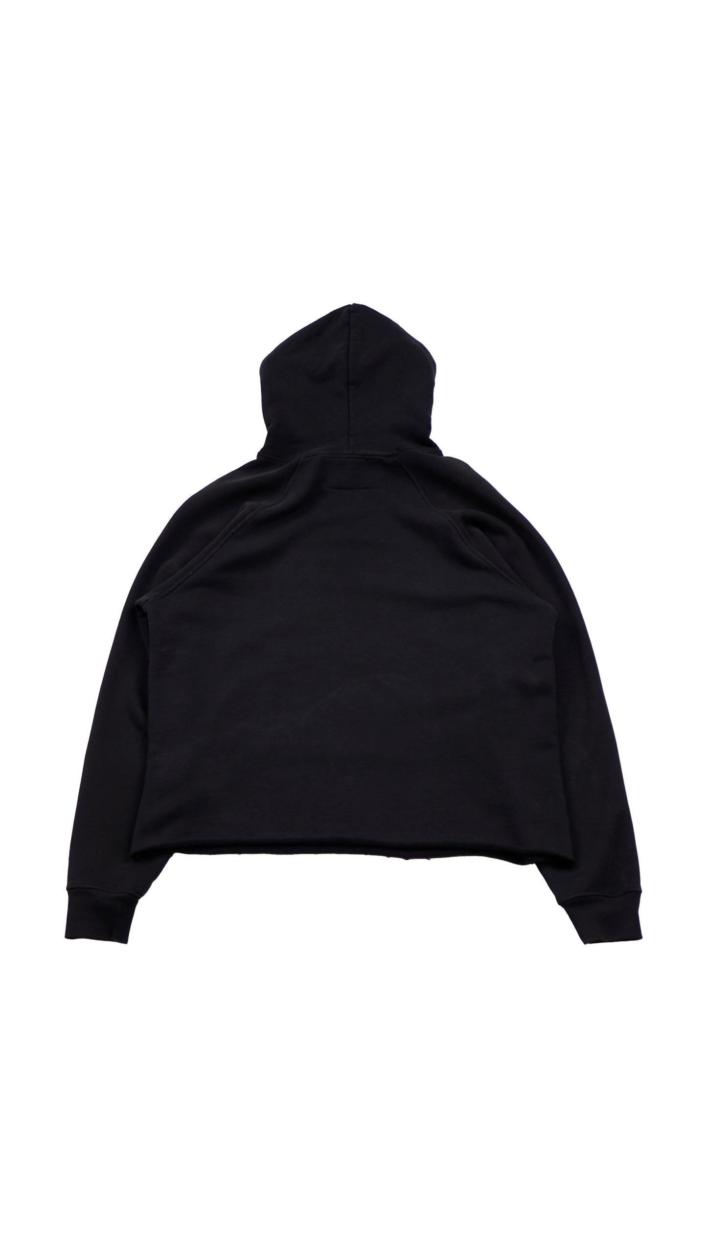 Crashed Porsche Raw-Hem Hoodie