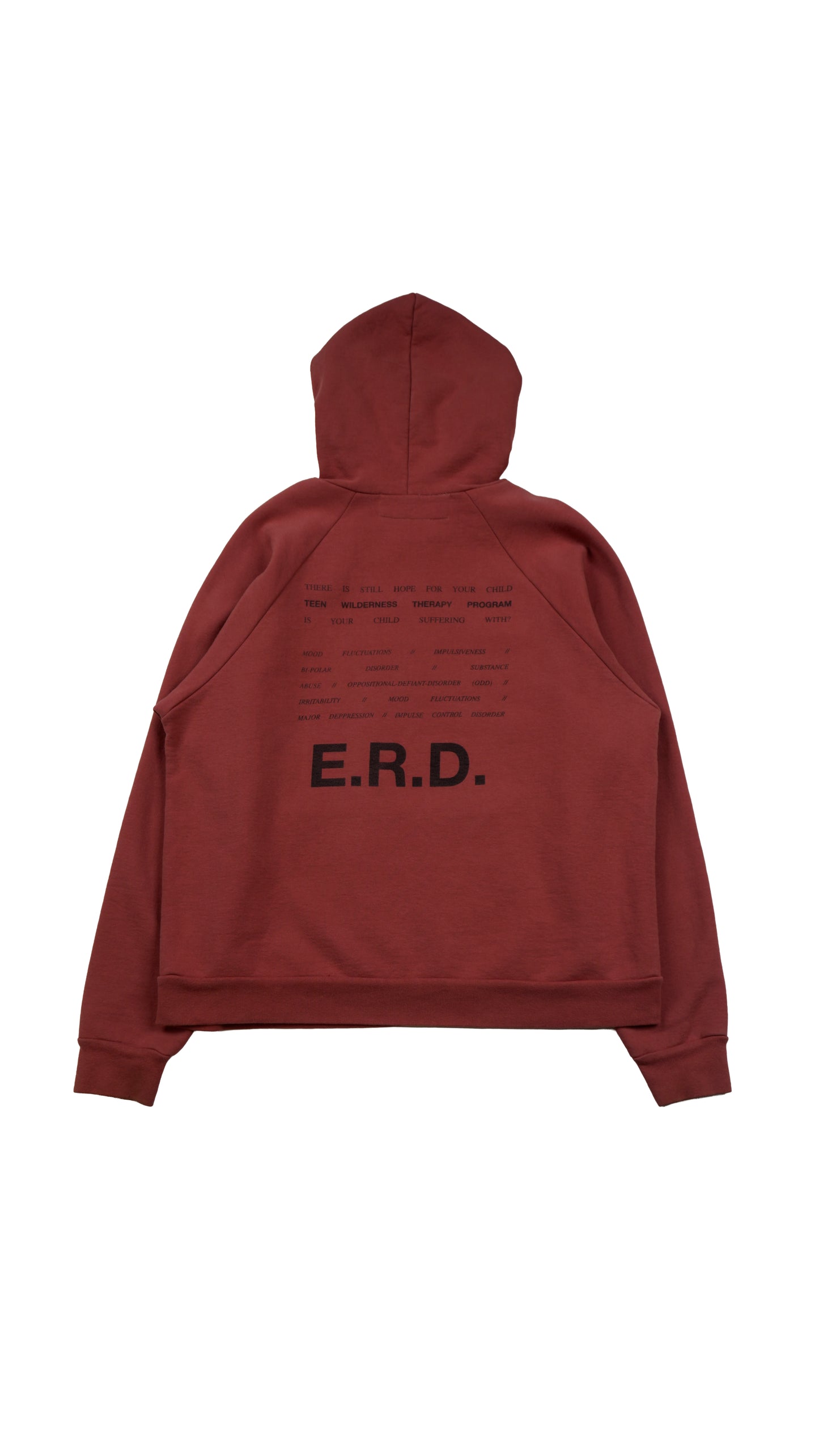 Teen Wilderness Therapy Red Hoodie