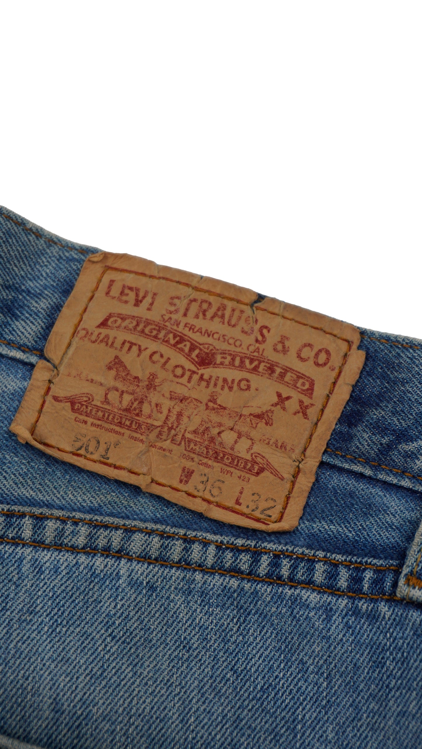 501 Levi's Lime Patches