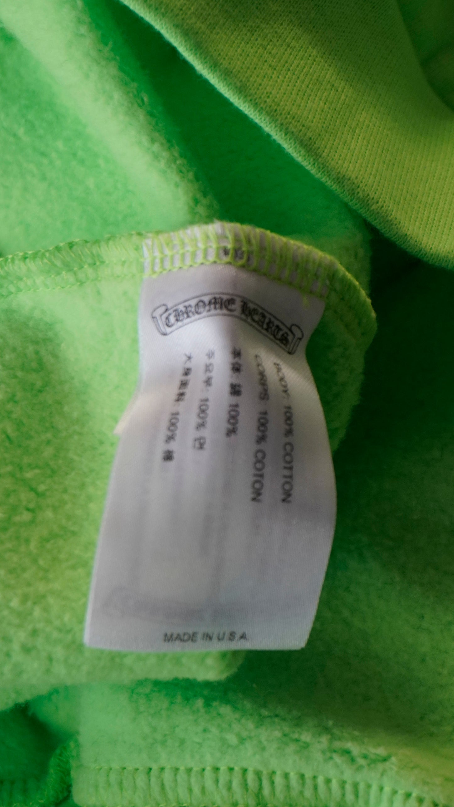 Miami Exclusive Script Logo Neon Green Hoodie