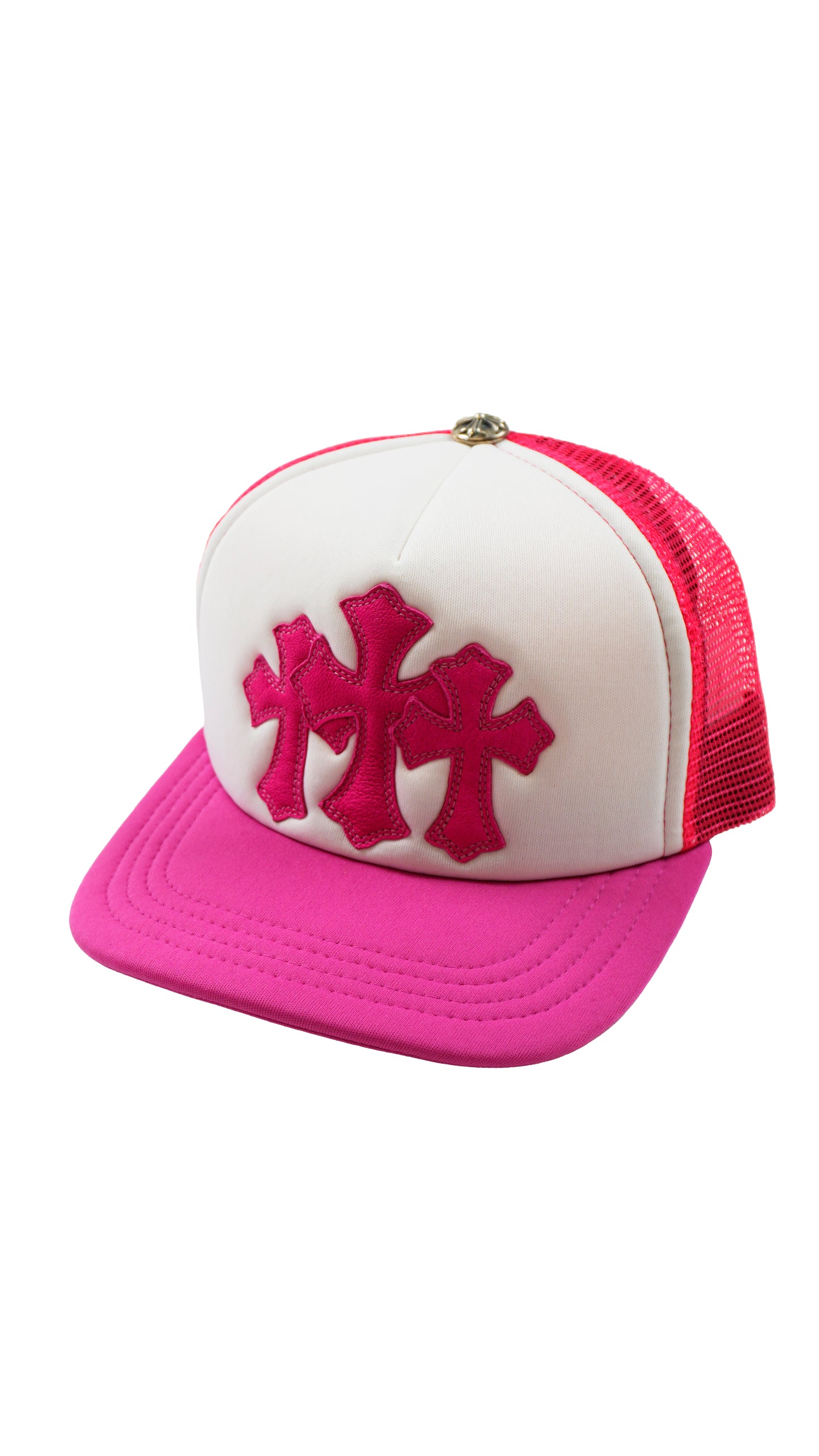 Cemetery Trucker Hat 'Neon Pink'
