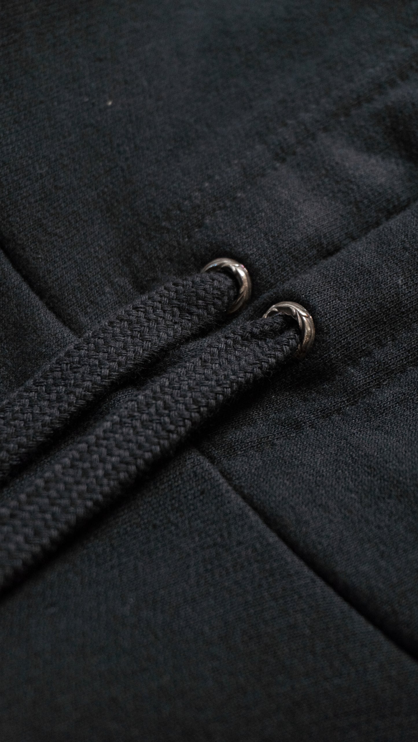 Black Scroll Logo Pullover Hoodie