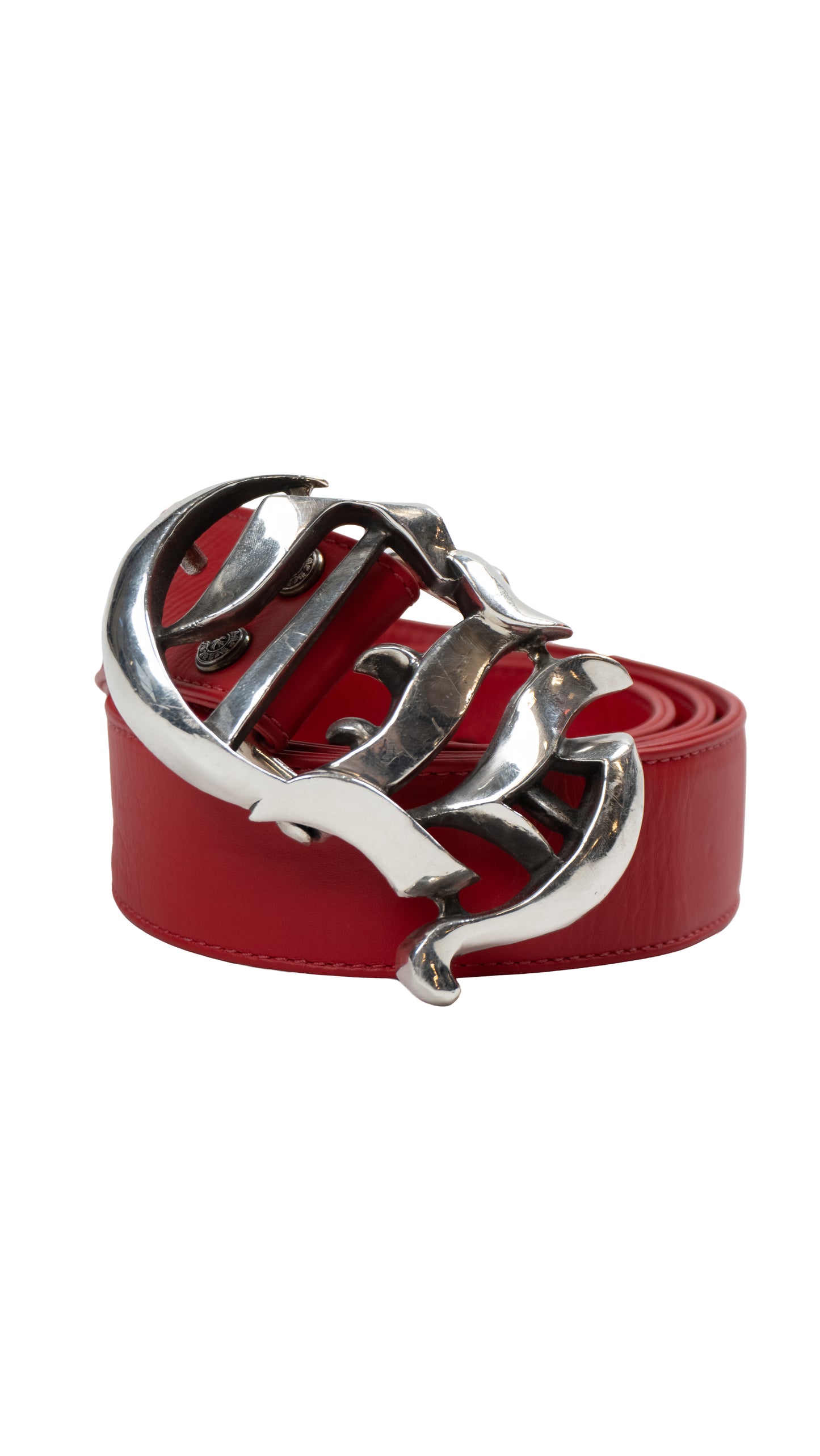 Red Soft Leather Strap