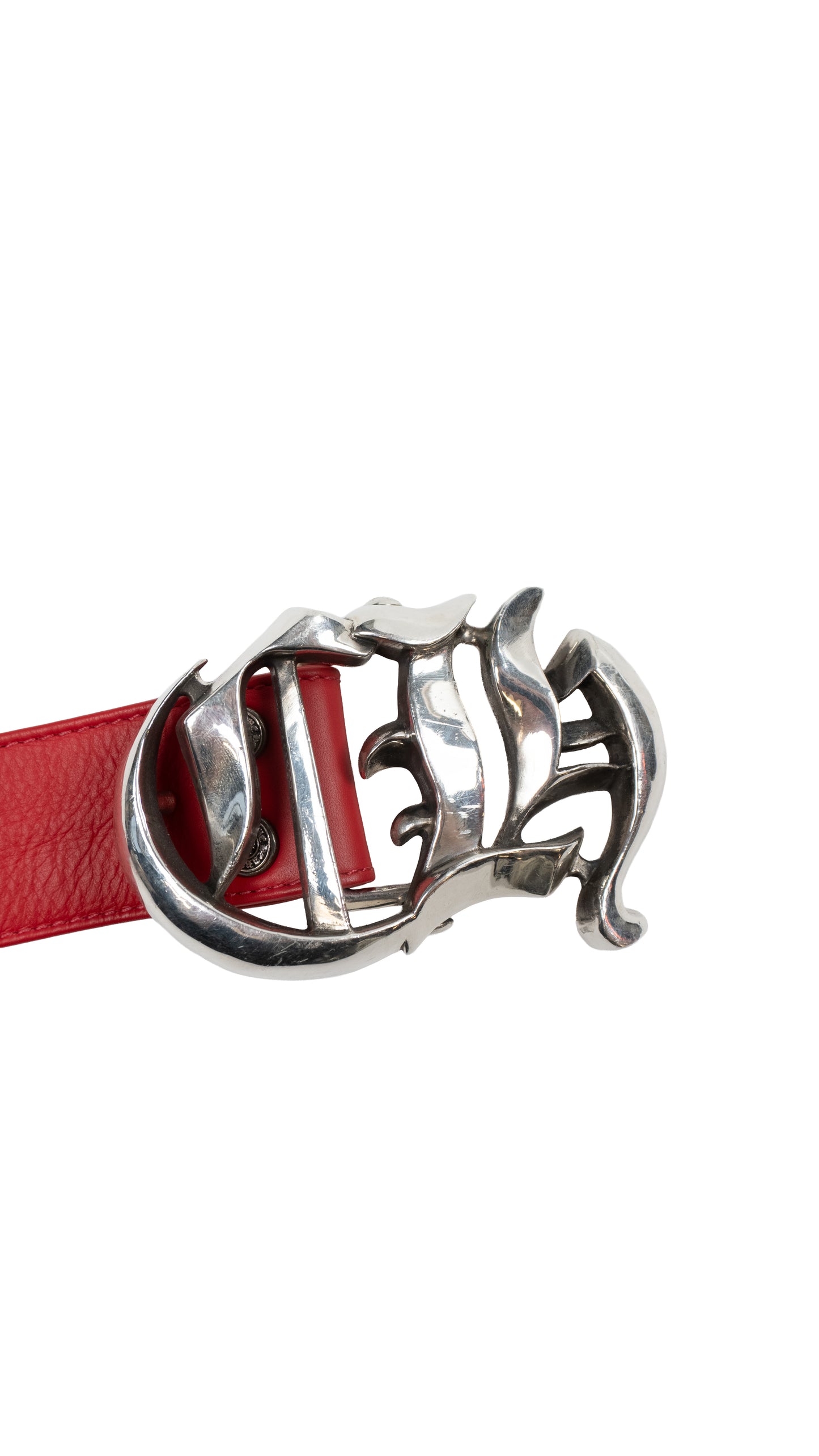 Red Soft Leather Strap