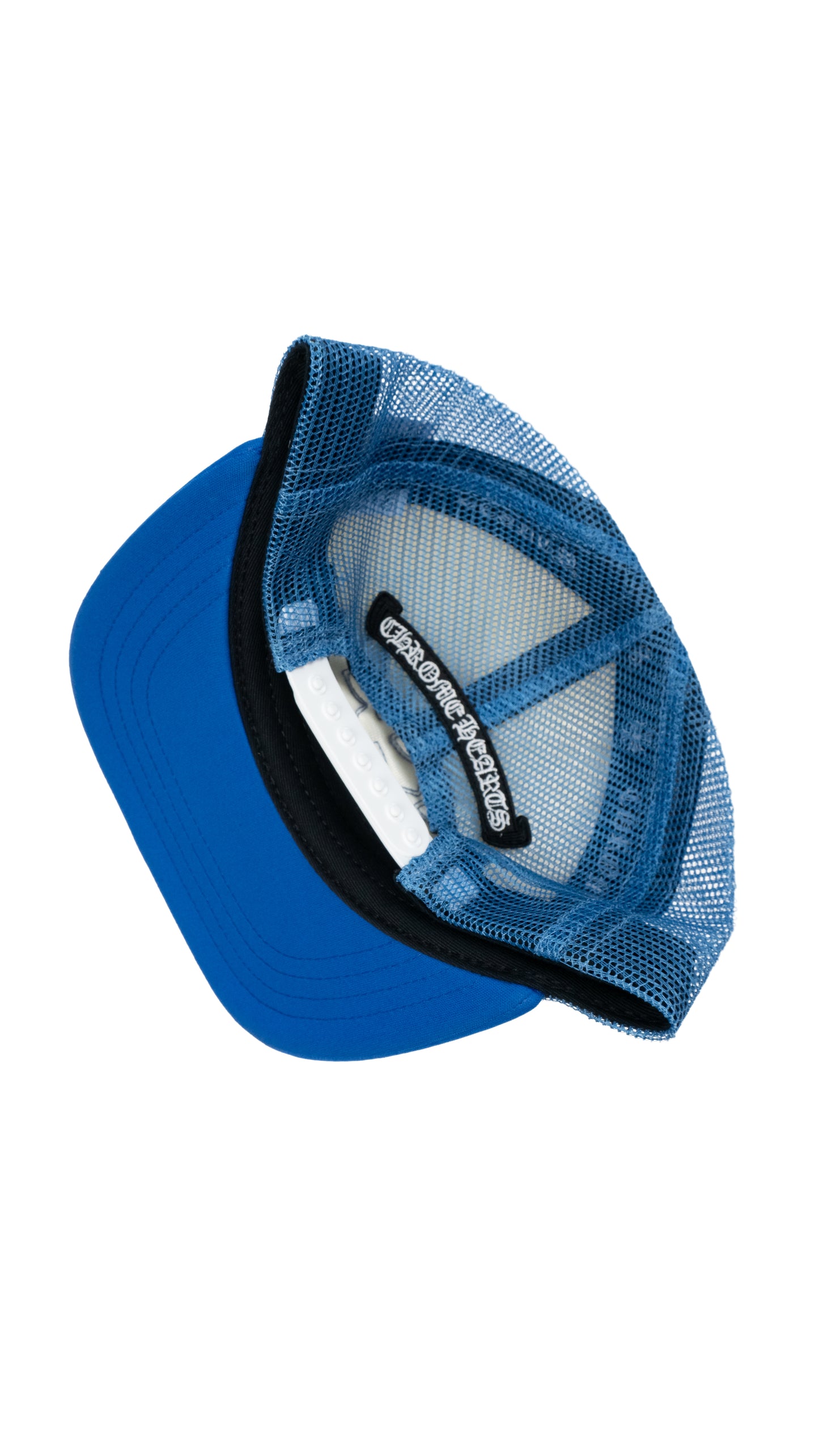 Cemetery Trucker Hat 'Neon Blue'