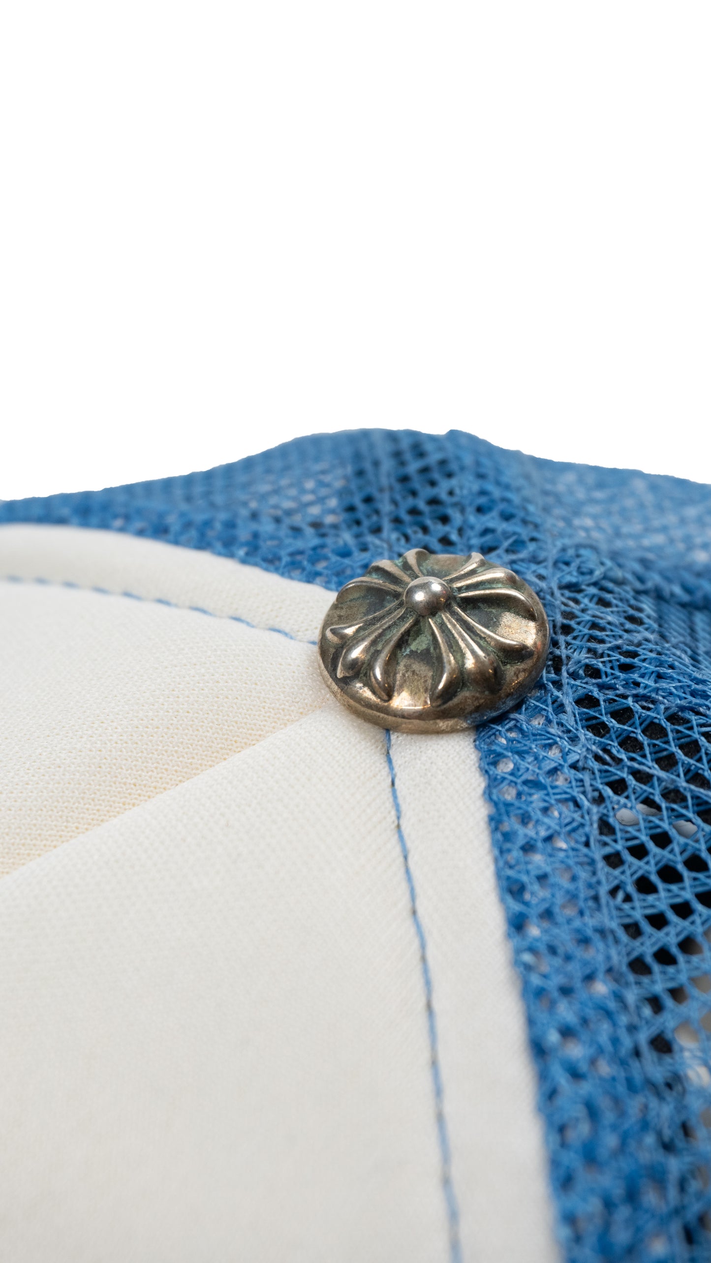 Cemetery Trucker Hat 'Neon Blue'