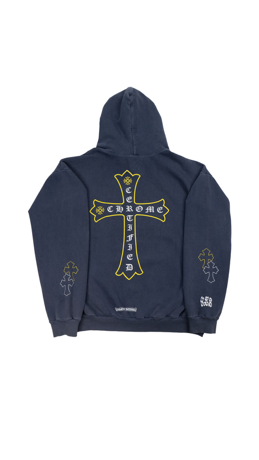 Drake Certified Chrome Hand Dyed Hoodie 'Blue'