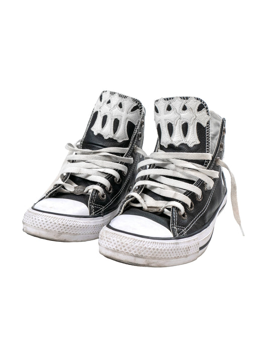 White Cross Patch Converse Chuck 70