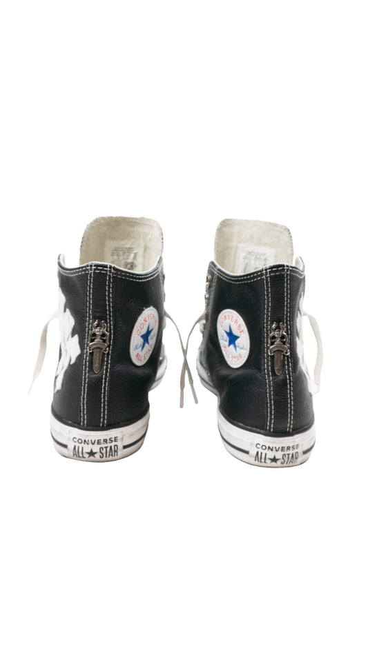 White Cross Patch Converse Chuck 70
