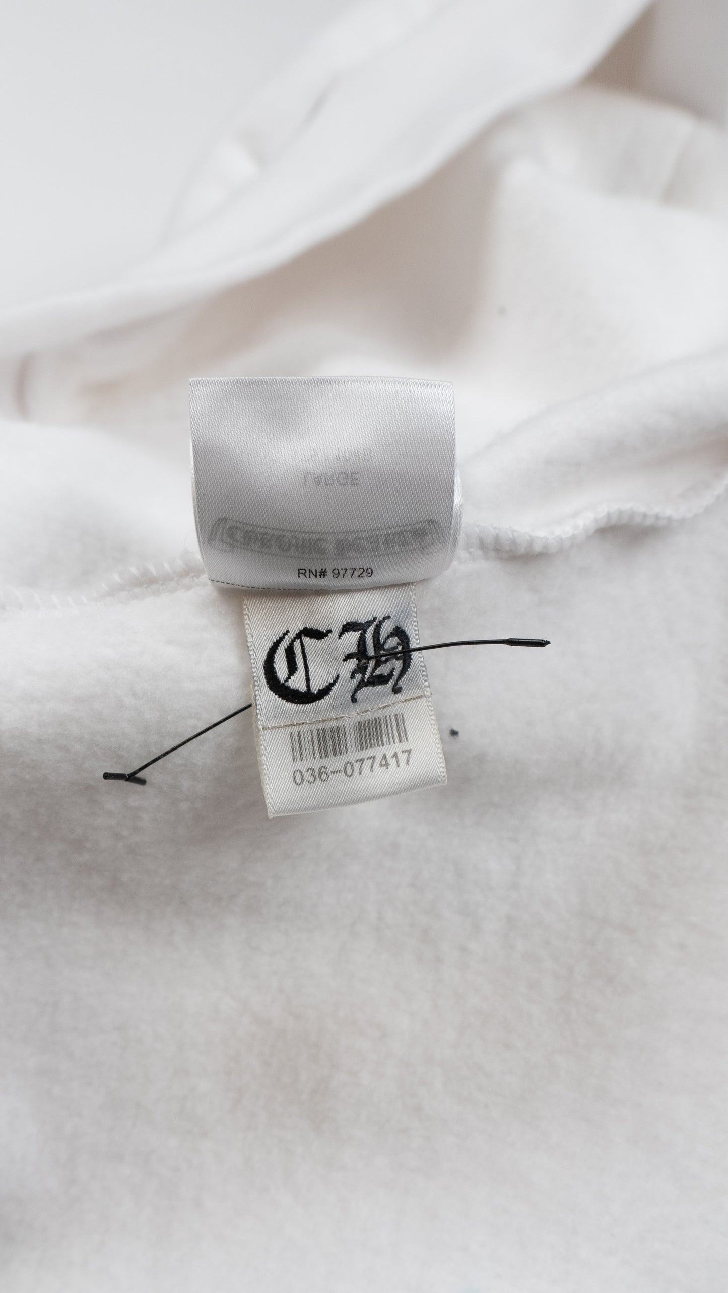 Floral Horseshoe Hoodie 'White'