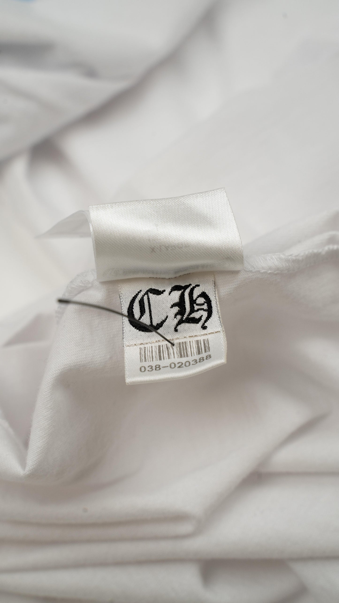 St Barth Neck Logo Long Sleeve 'White/Baby Blue'