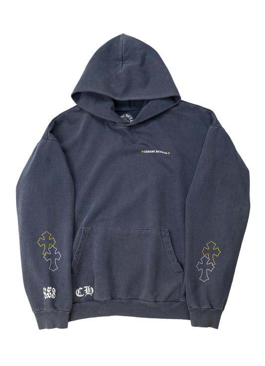 Drake Certified Chrome Hand Dyed Hoodie 'Blue'