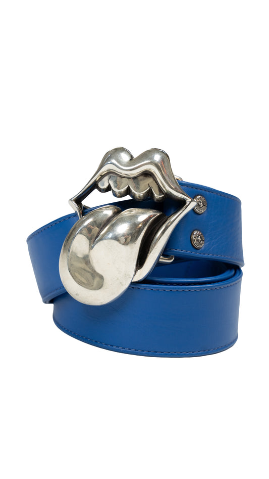 Blue Soft Leather Strap