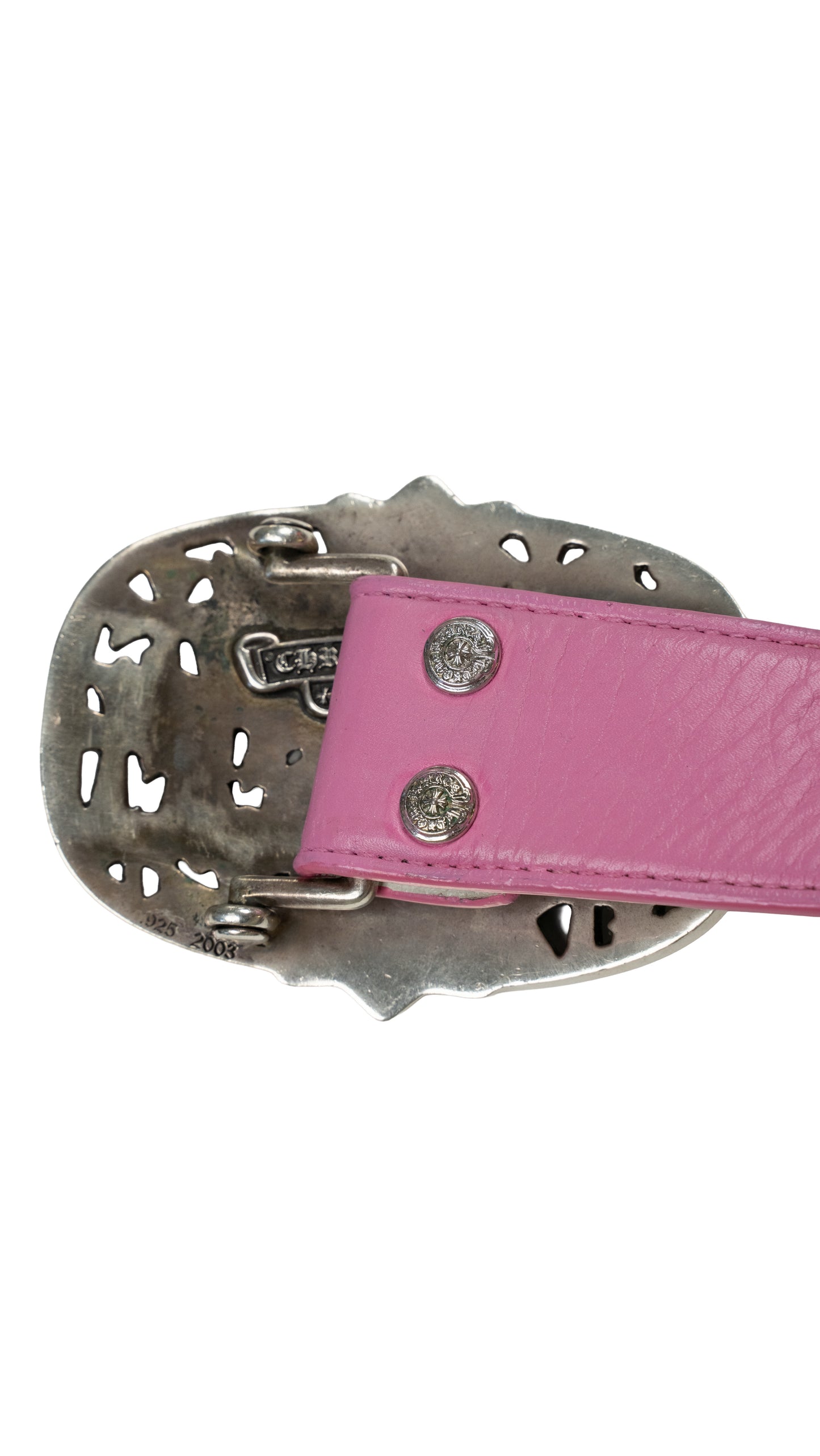 Pink Leather Strap