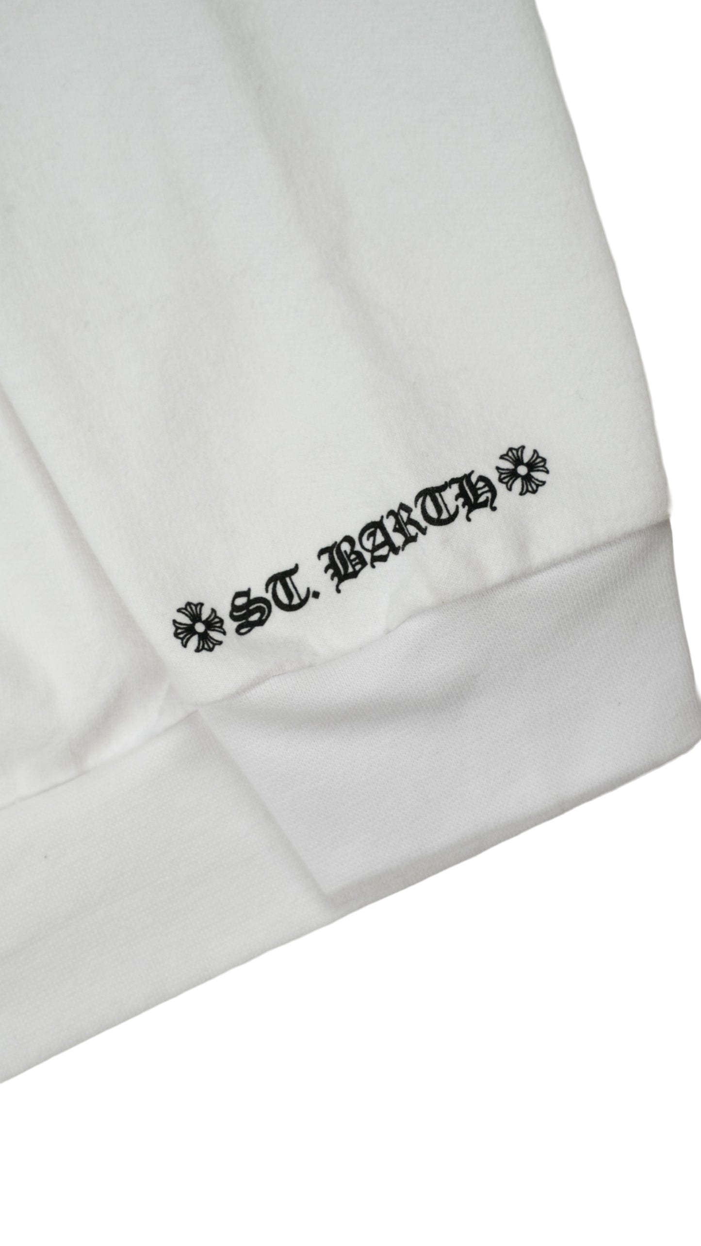 St. Barth Back Horseshoe Logo Hoodie 'White/Blue'