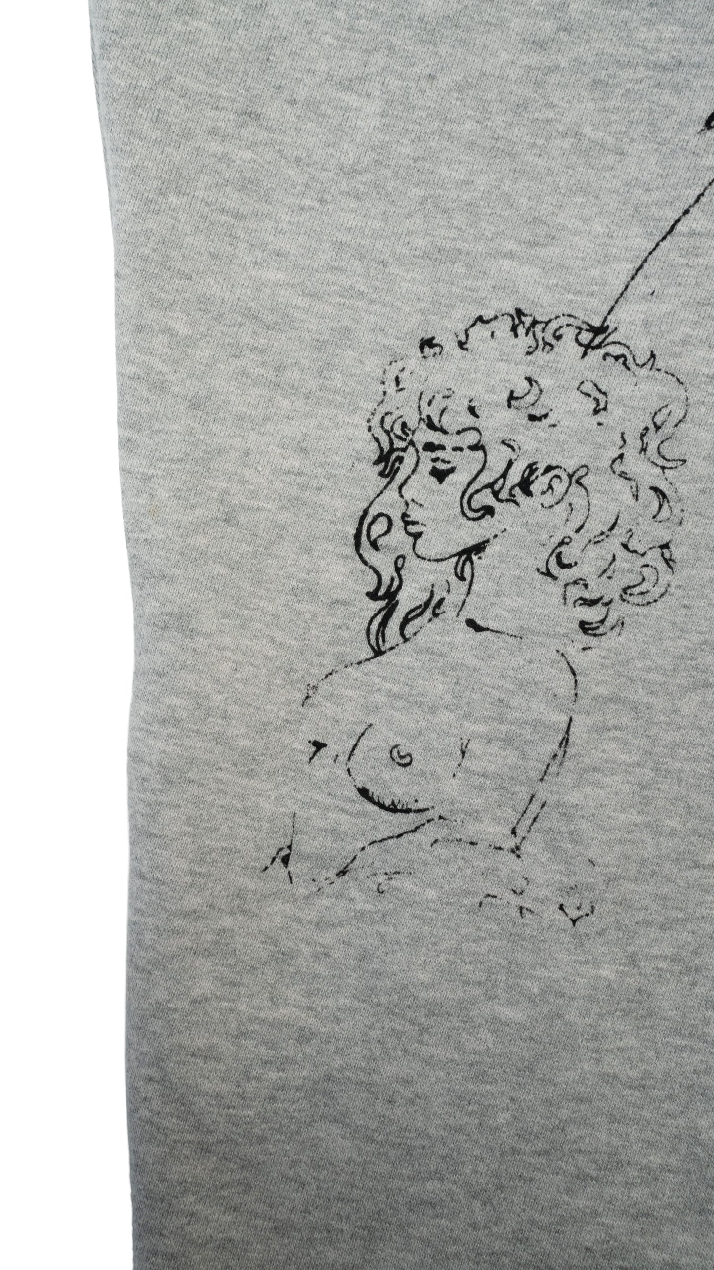 Oceanic Crewneck Sweatshirt 'Heather Grey/Red'