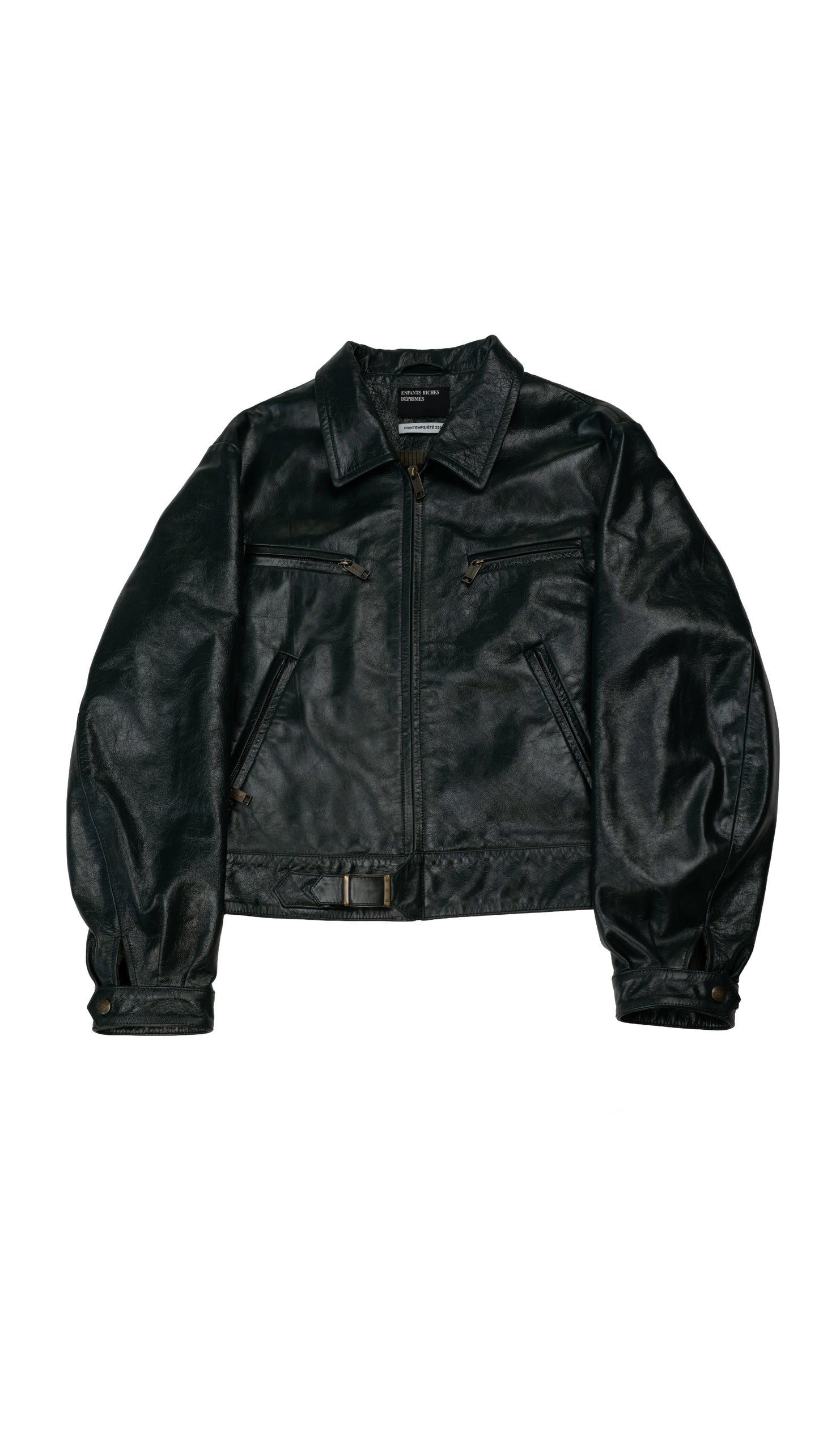 Scorpio Rising Leather Jacket 'Green'