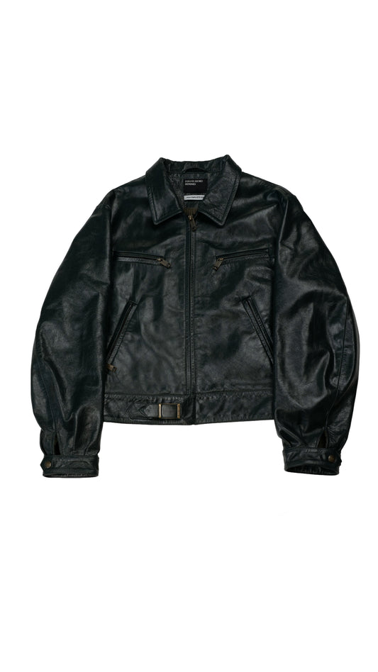 Scorpio Rising Leather Jacket 'Green'