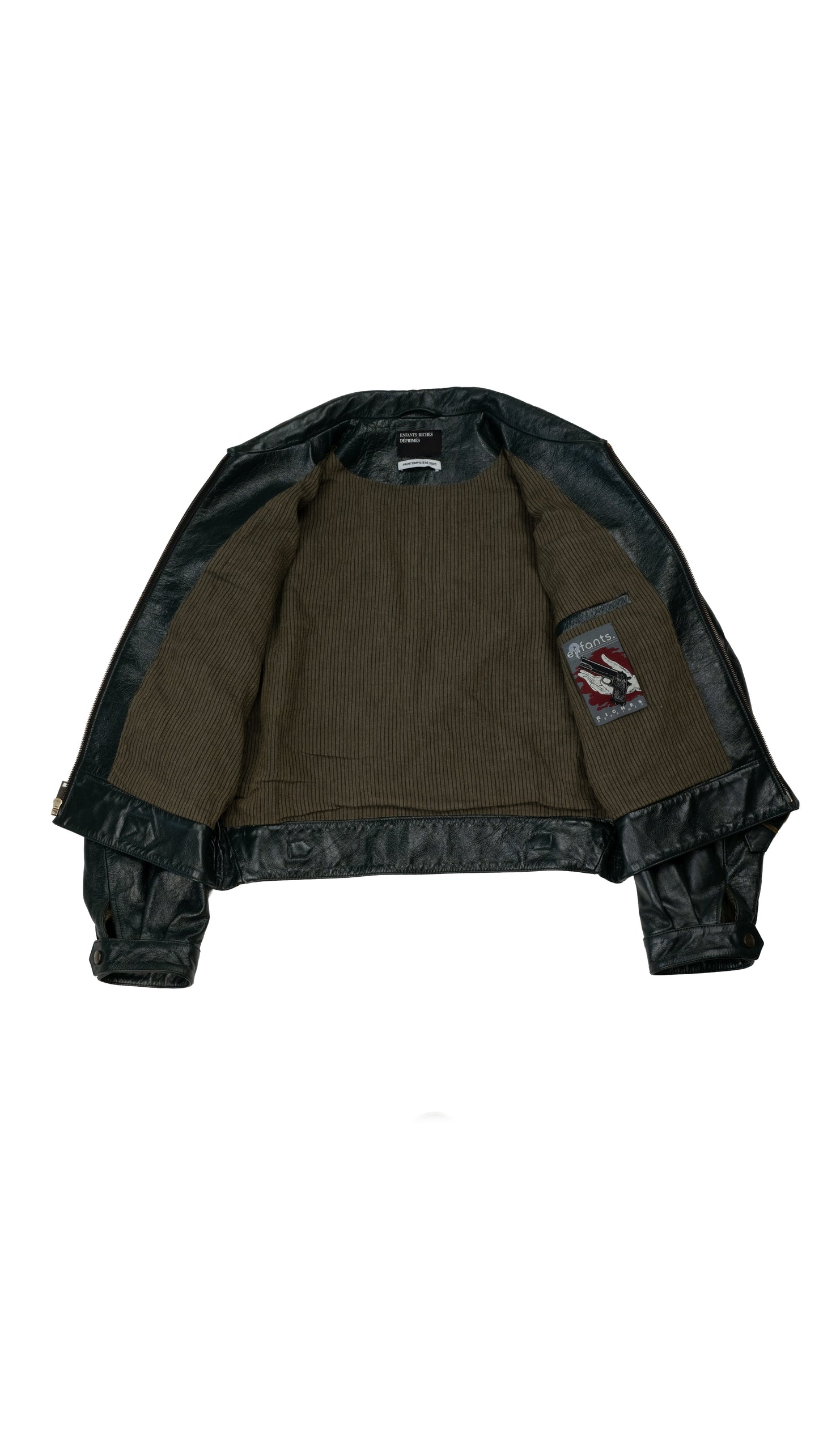 Scorpio Rising Leather Jacket 'Green'