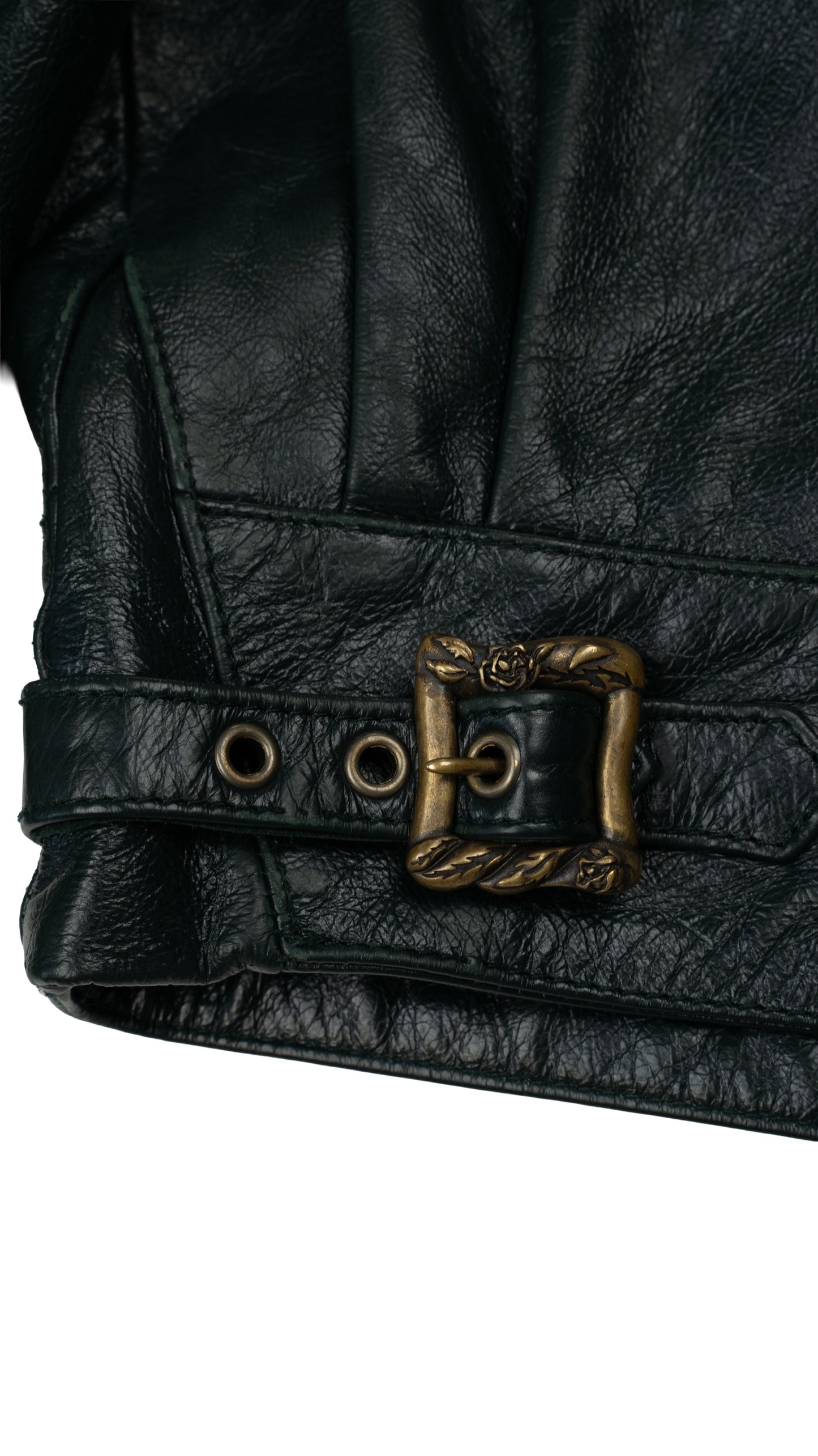 Scorpio Rising Leather Jacket 'Green'