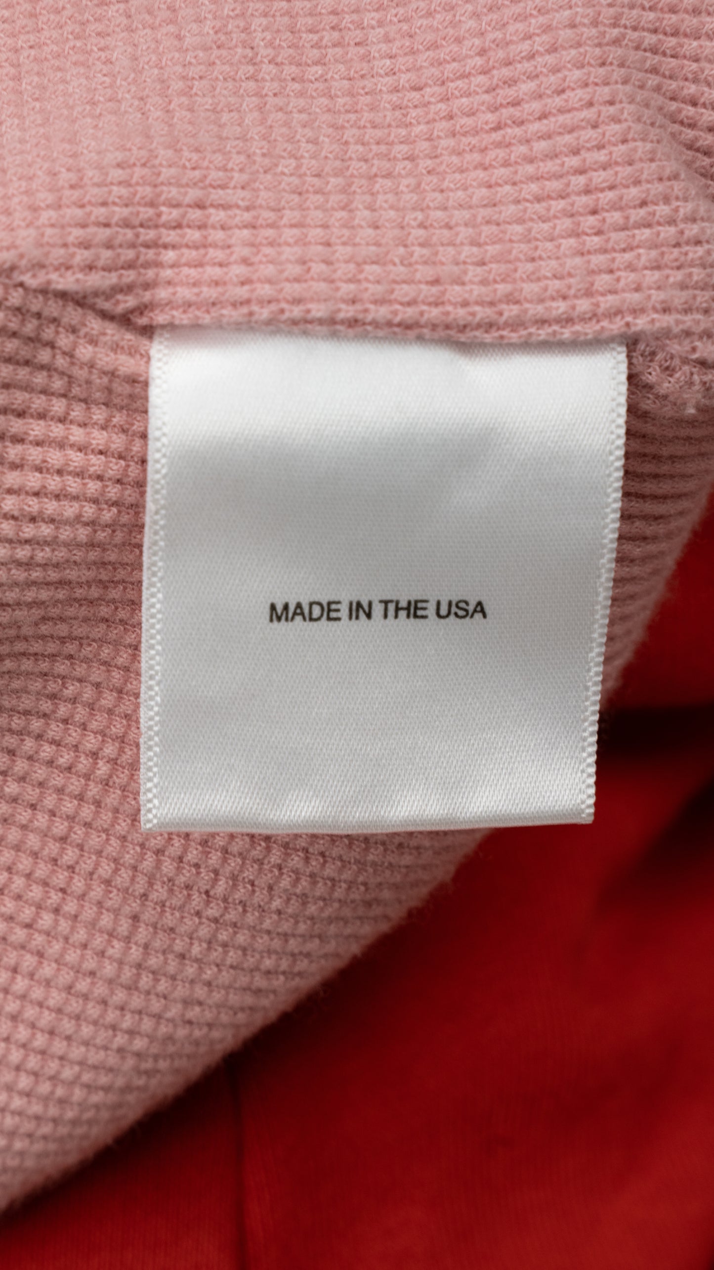 Red Cotton Anti Process Thermal Lined Zip Hoodie