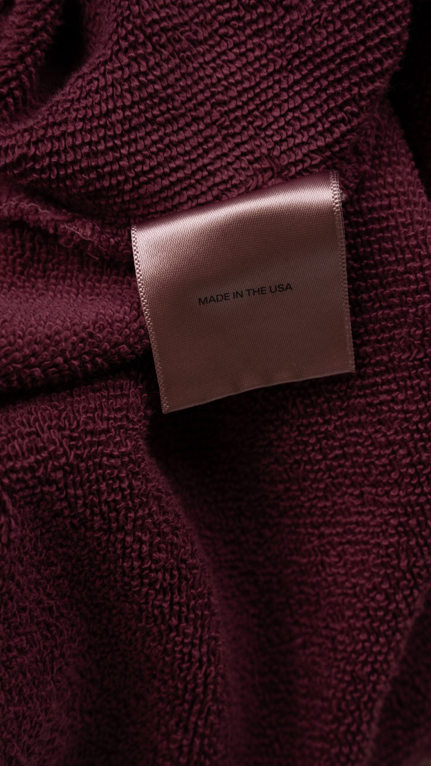 Thrashed Distressed Logo-Print Cotton-Jersey Hoodie 'Burgundy'