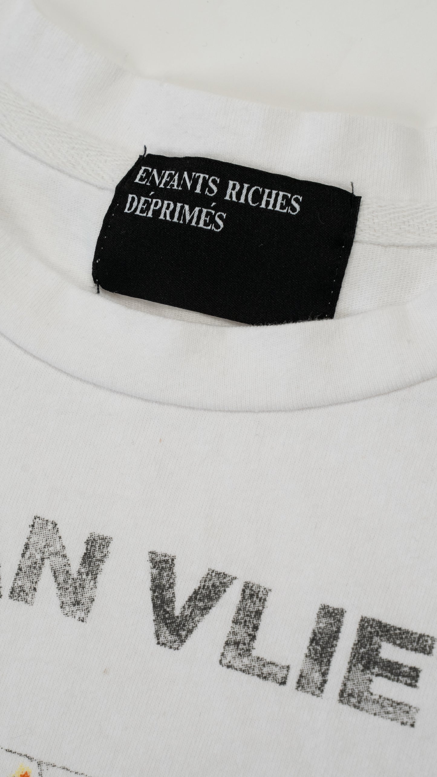 White Don Van Vliet Logo Printed Cotton Long Sleeve