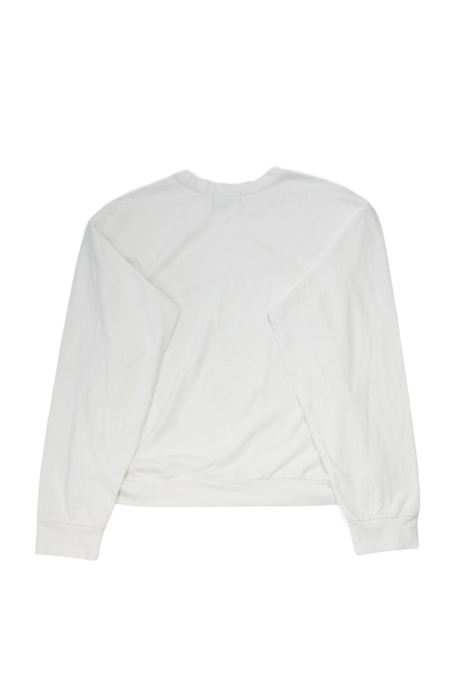 White Don Van Vliet Logo Printed Cotton Long Sleeve
