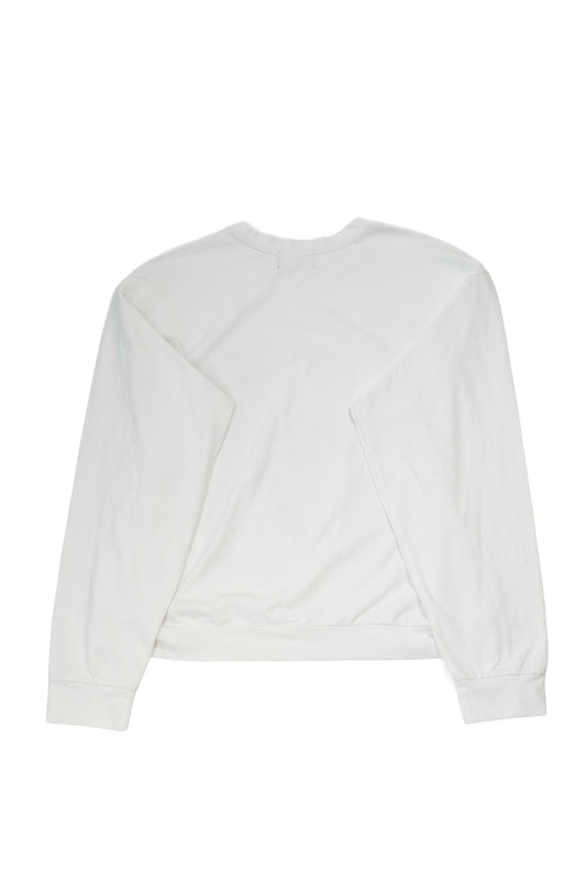 White Don Van Vliet Logo Printed Cotton Long Sleeve