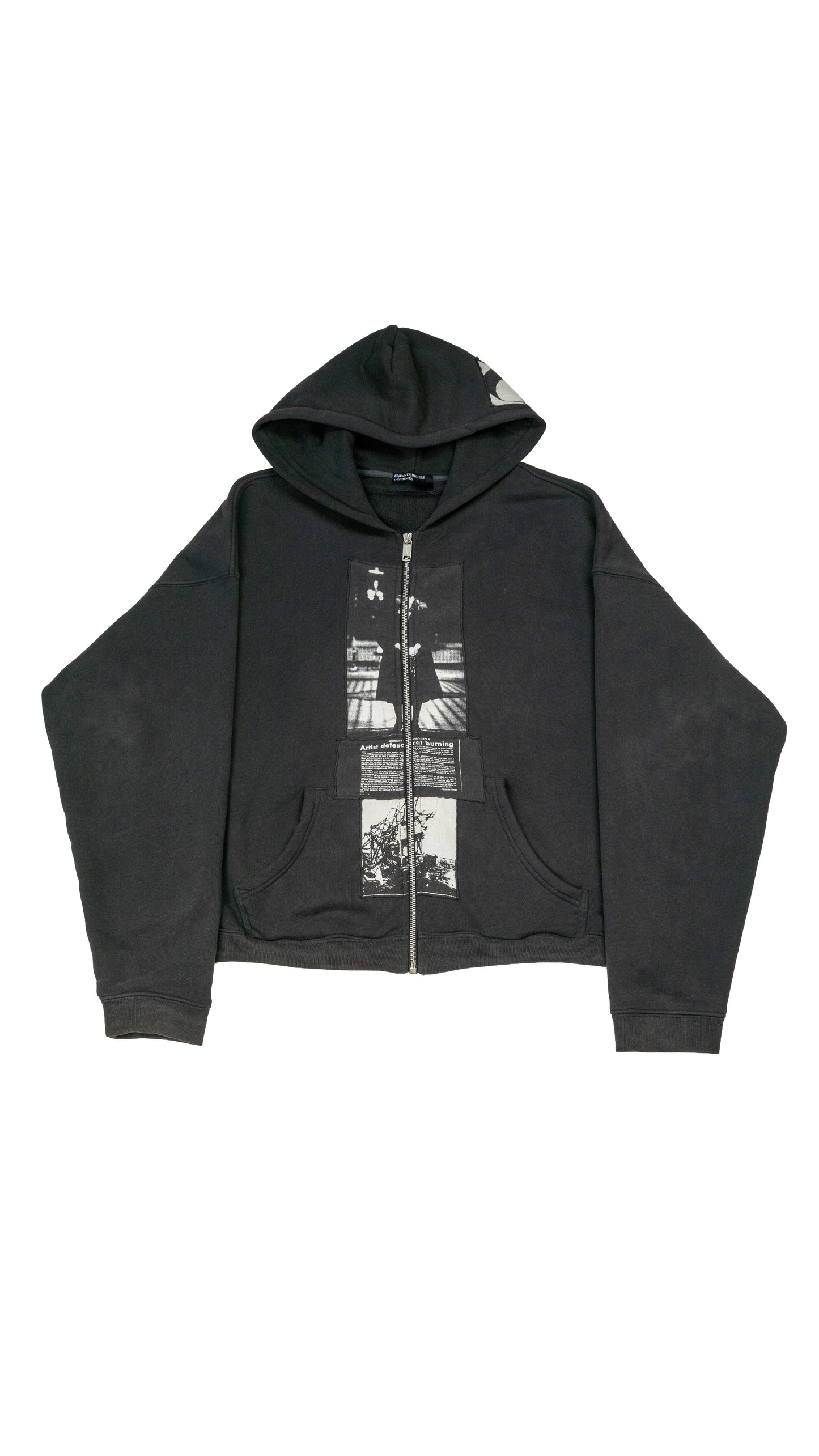 Artist Defends Baggy Assemblage Zip Up Hoodie