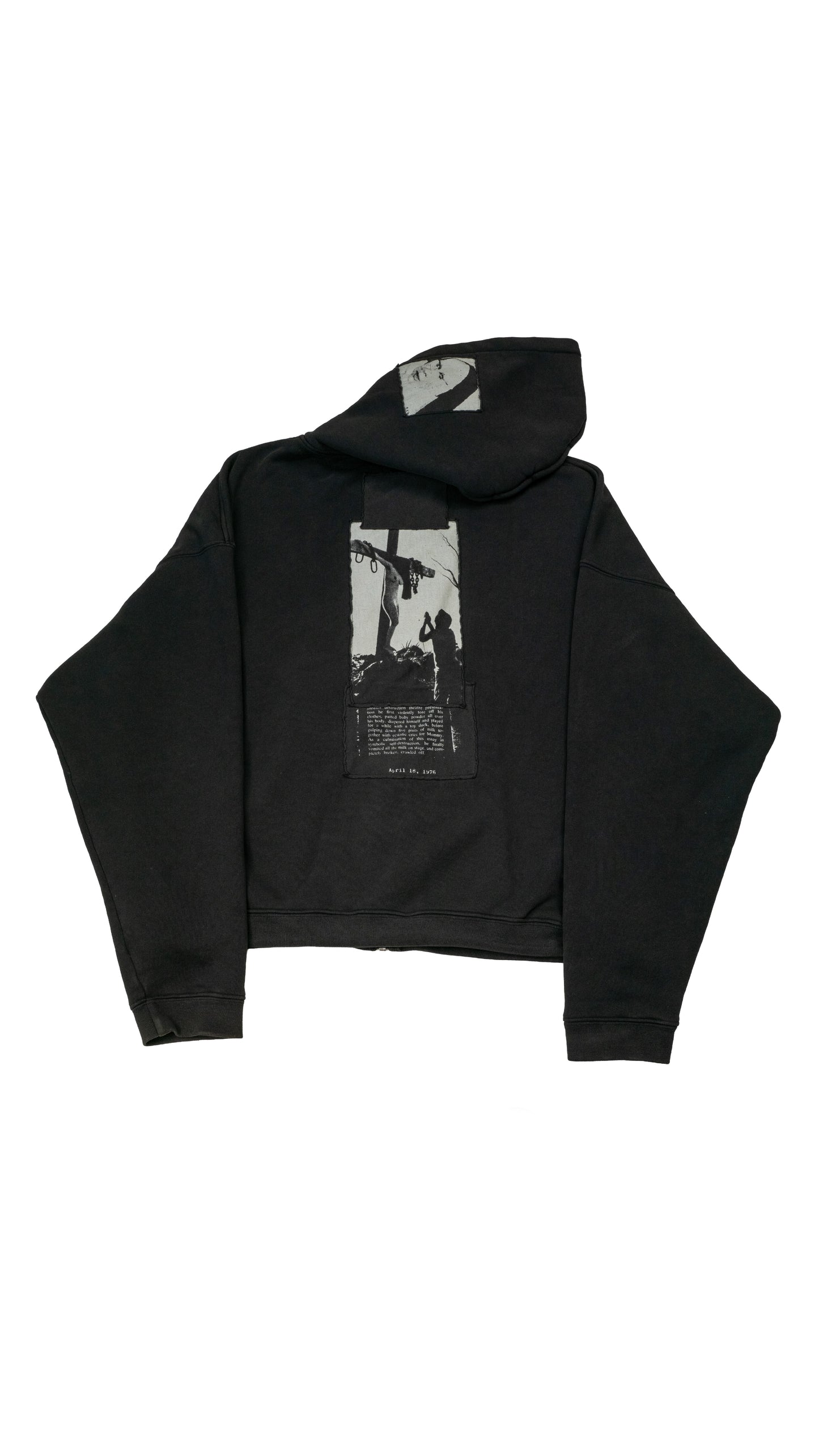 Artist Defends Baggy Assemblage Zip Up Hoodie
