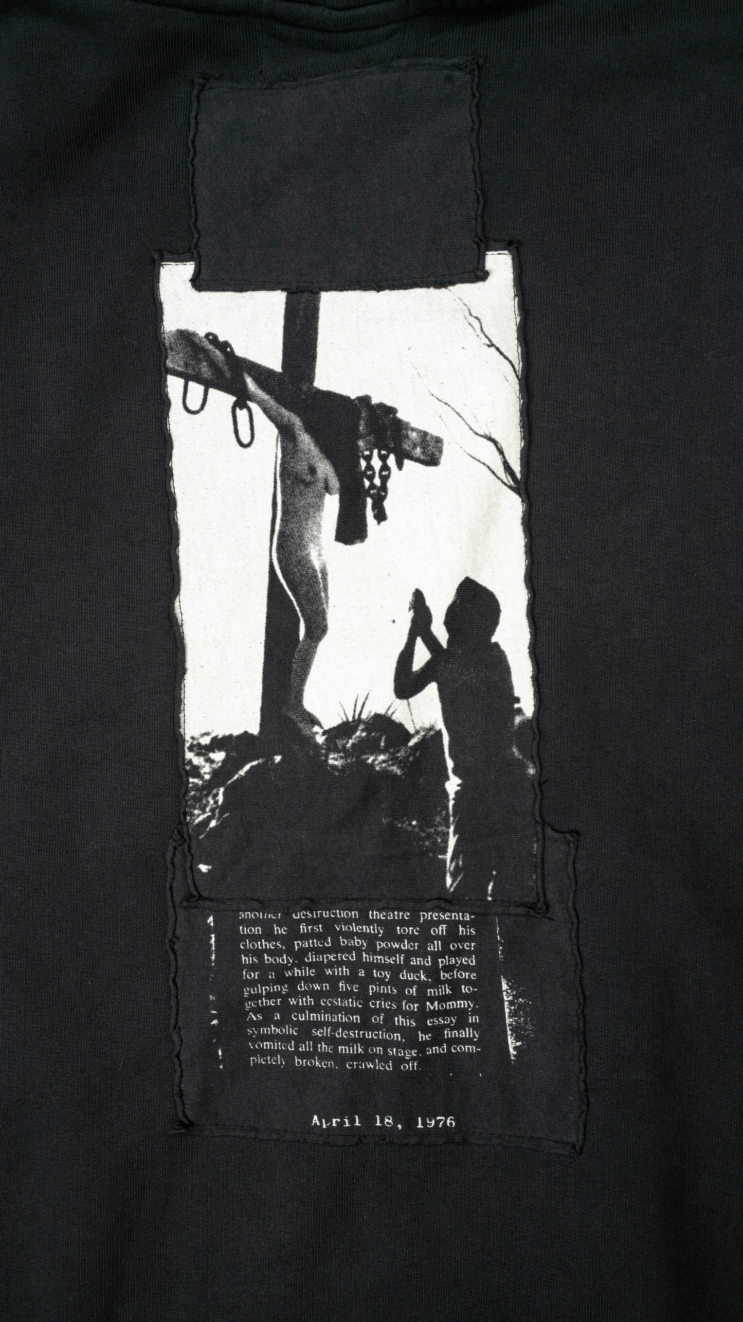 Artist Defends Baggy Assemblage Zip Up Hoodie