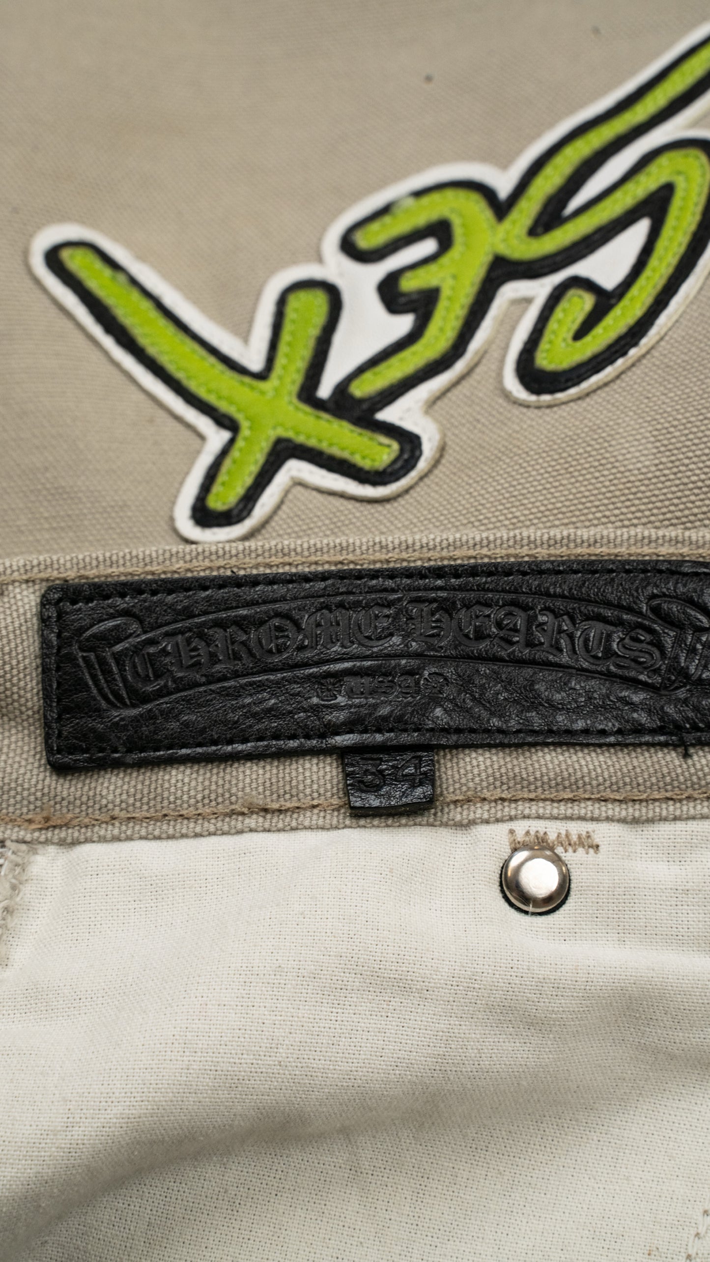 Sex Records Carpenter Jeans 'Grey Khaki'