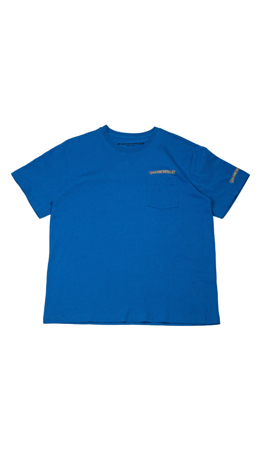 Scroll Short Sleeve T-Shirt 'Blue/Purple'