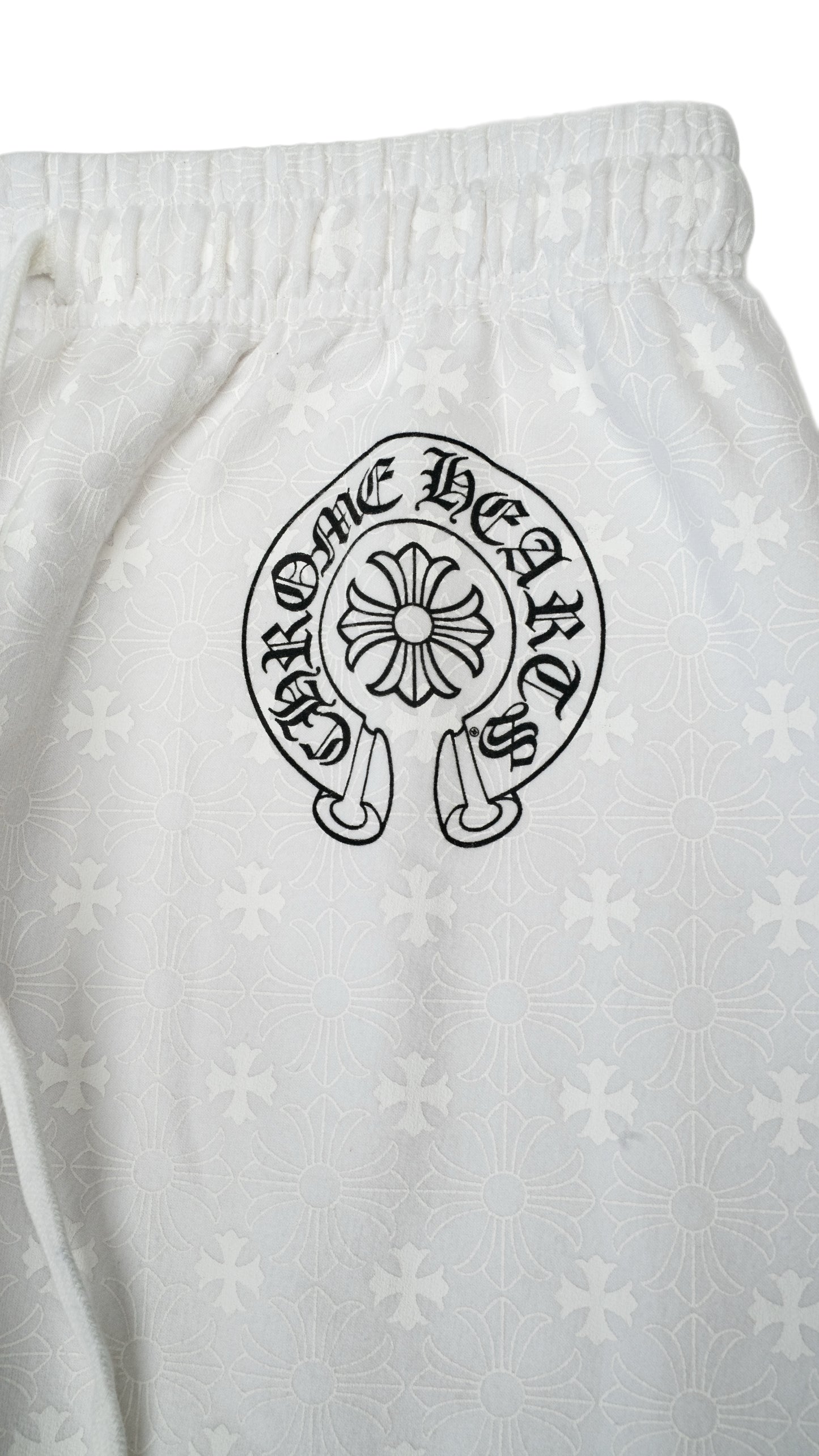 White Monogram Sweatpants