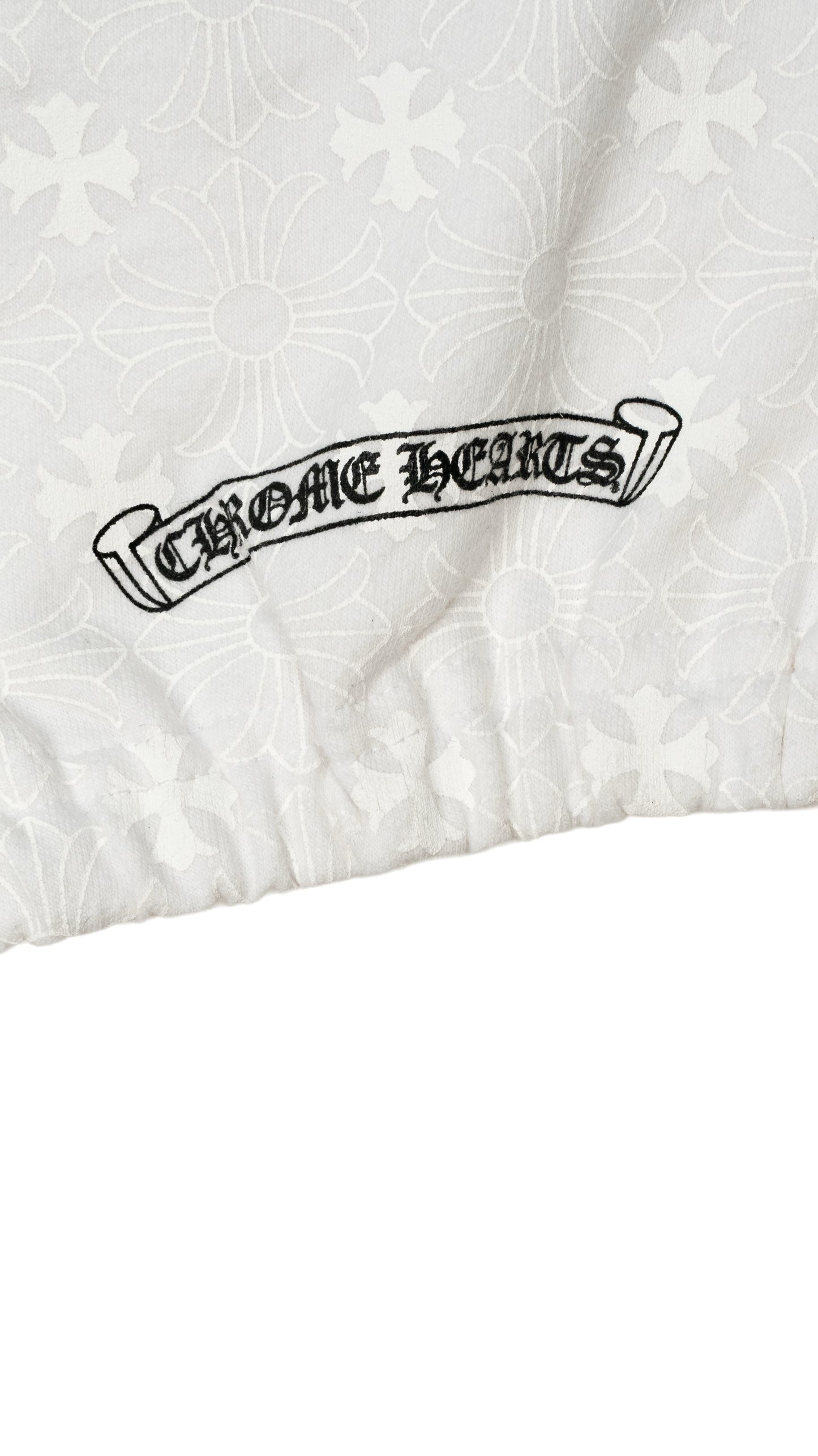 White Monogram Sweatpants