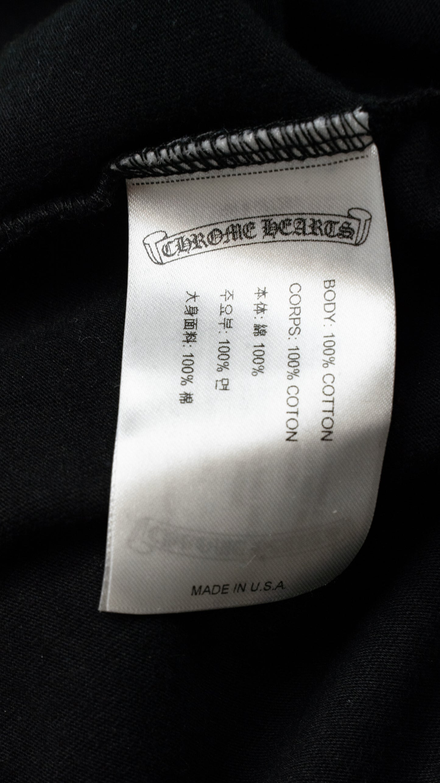 Black USA Script Long Sleeve