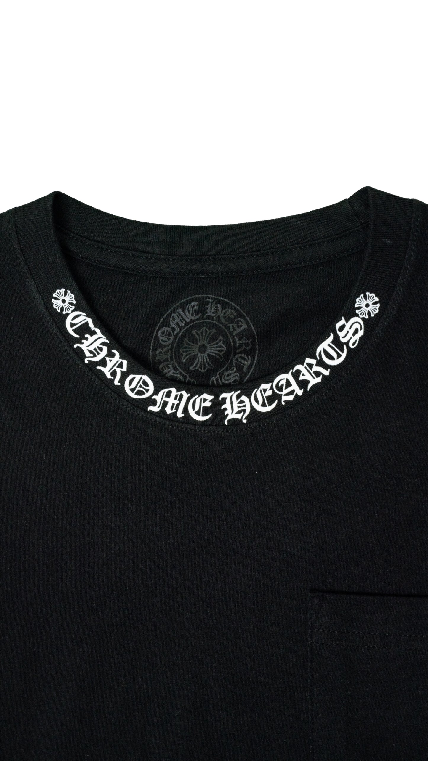 Neck Logo Long Sleeve 'Black'