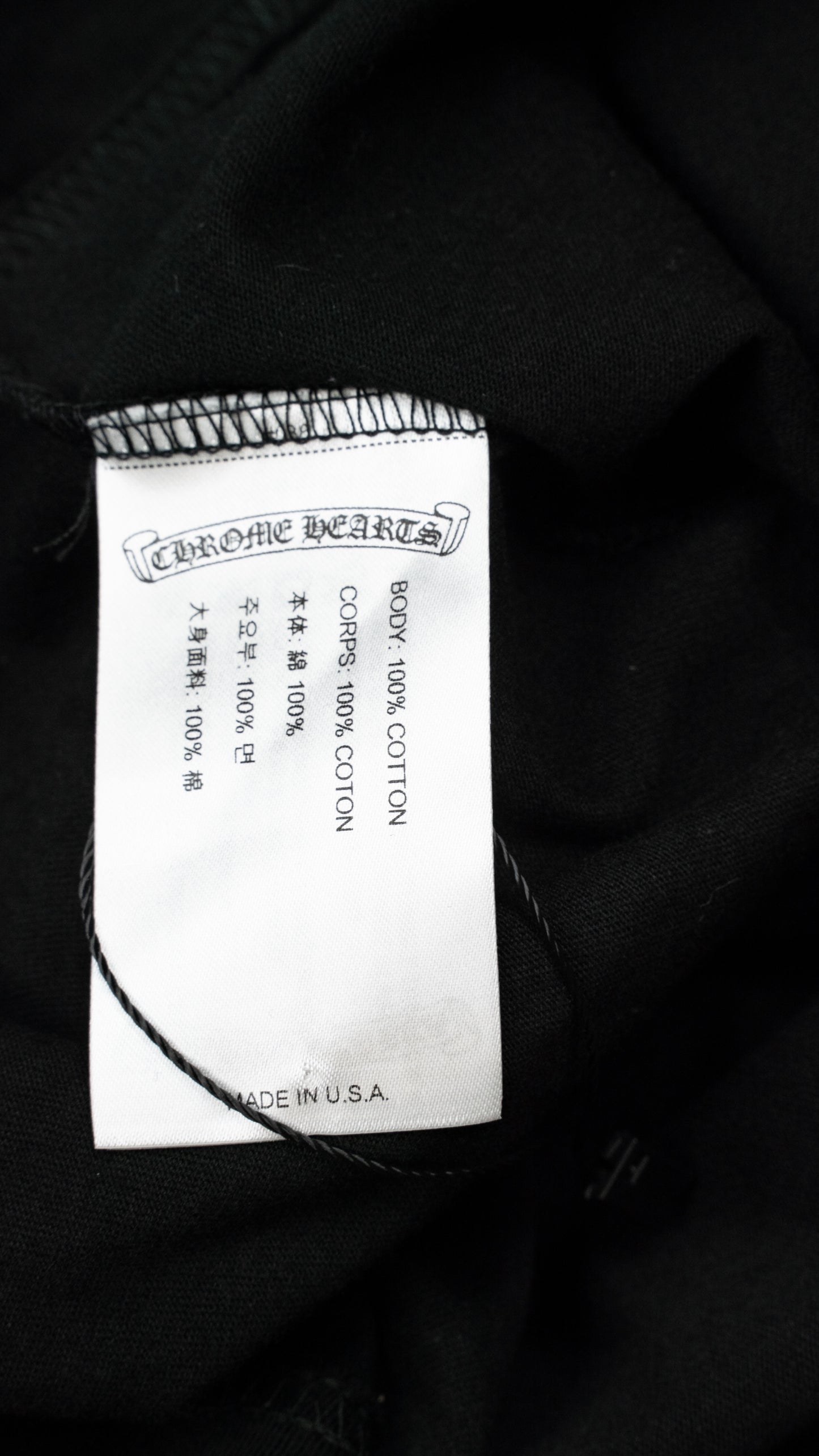 Neck Logo Long Sleeve 'Black'