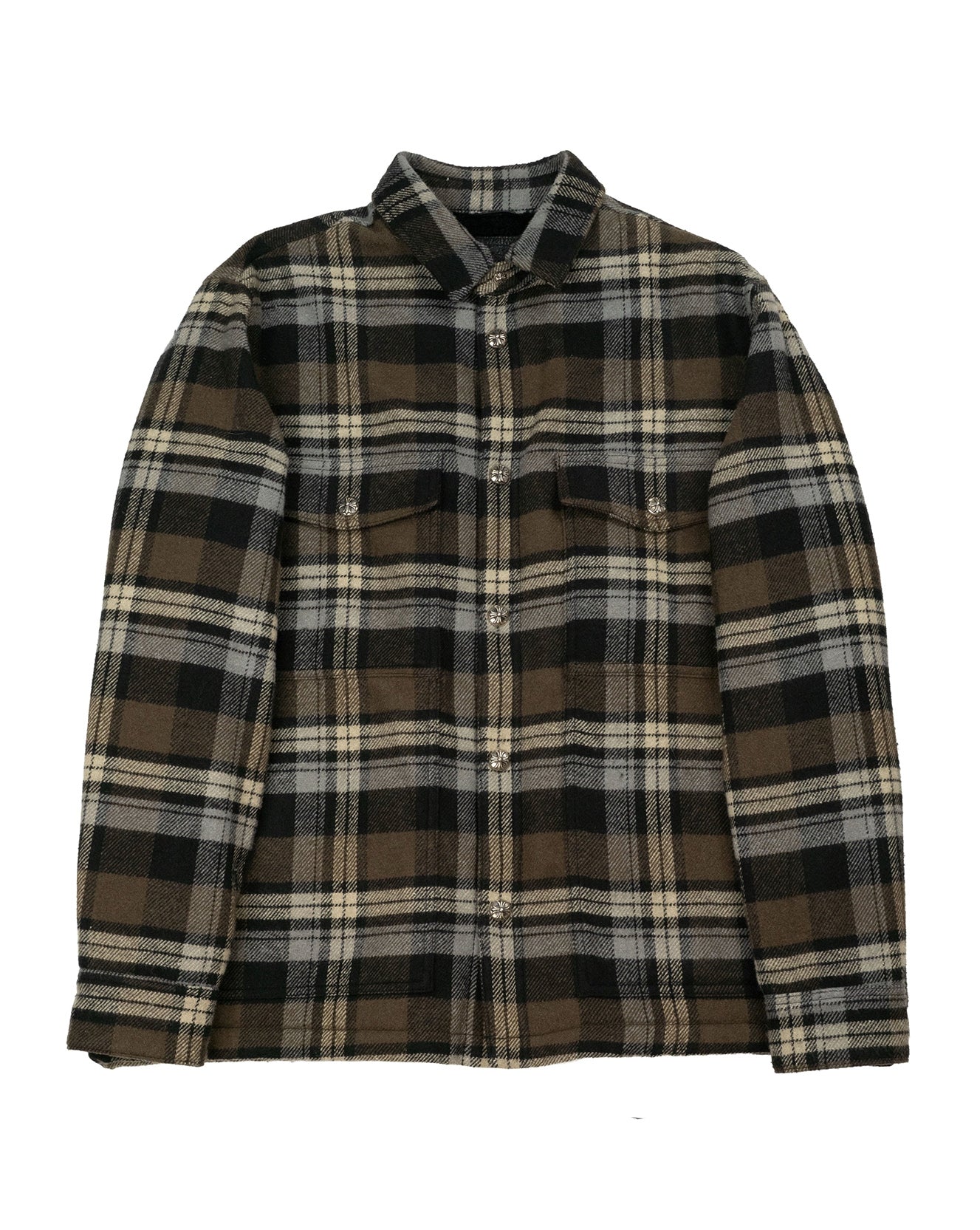 Flannel Shirt 'Olive Green'