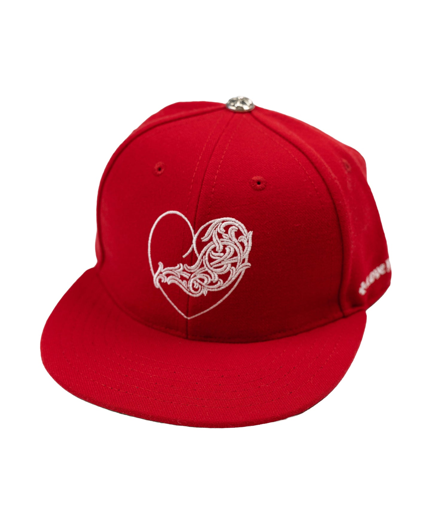 Red Vine Heart Embroidered Cap
