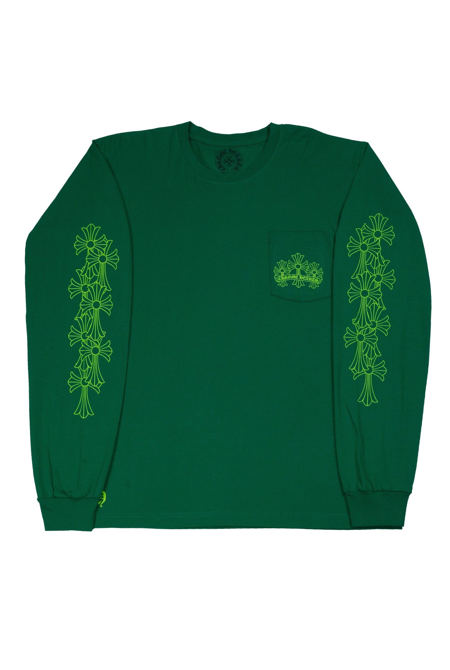 Cemetery Cross Long Sleeve Kelly Green