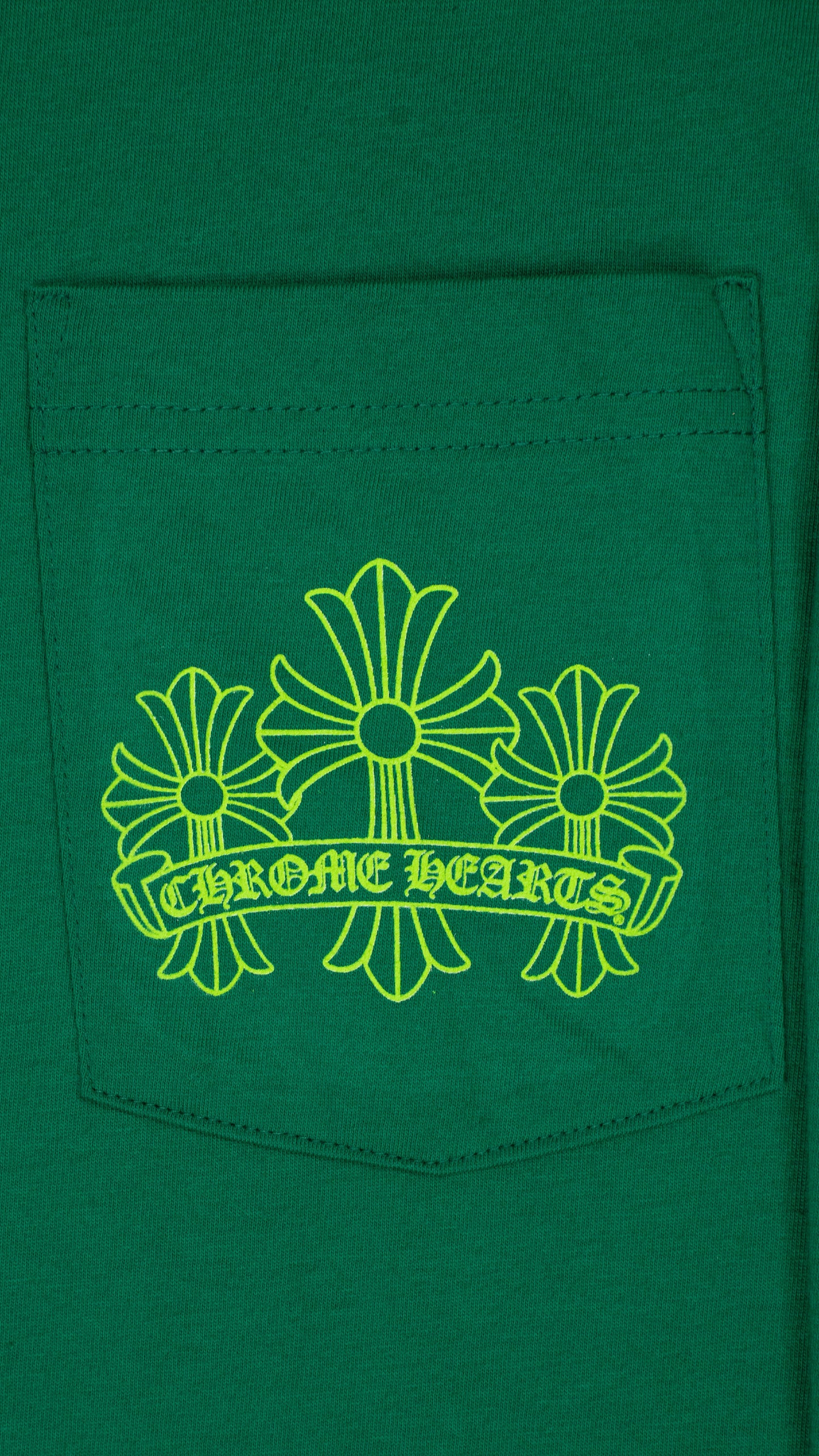 Cemetery Cross Long Sleeve Kelly Green