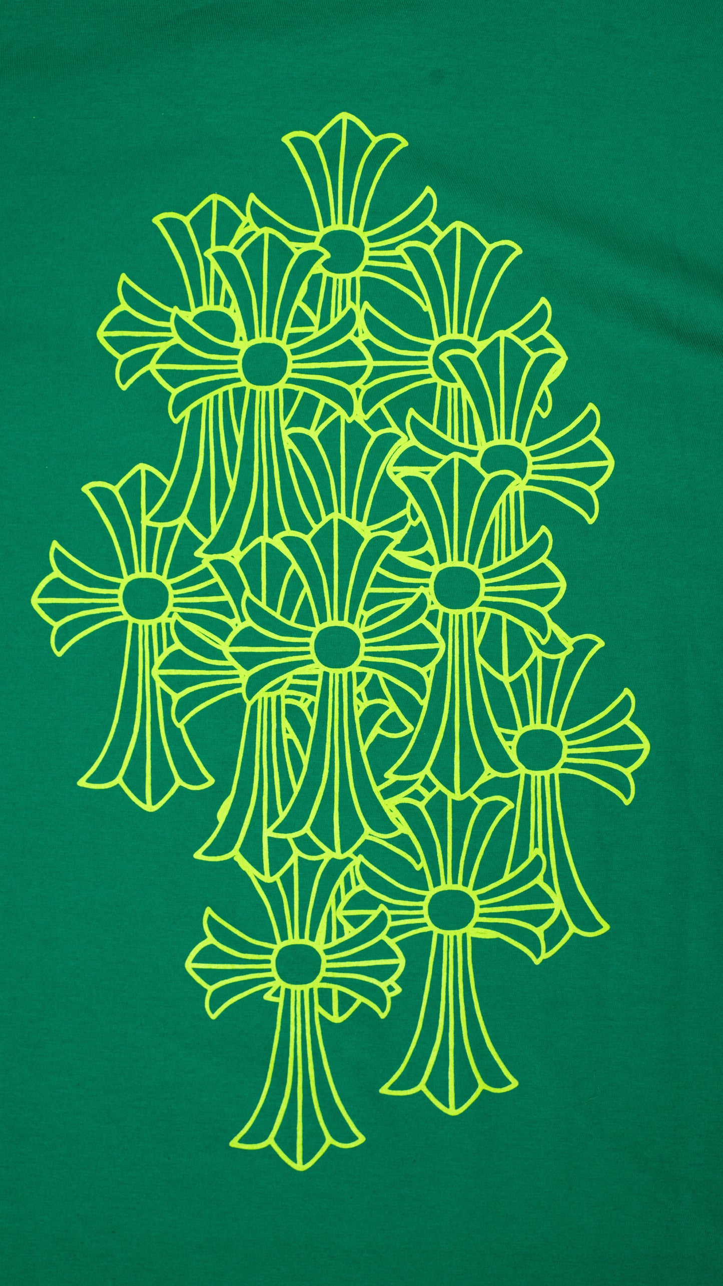 Cemetery Cross Long Sleeve Kelly Green